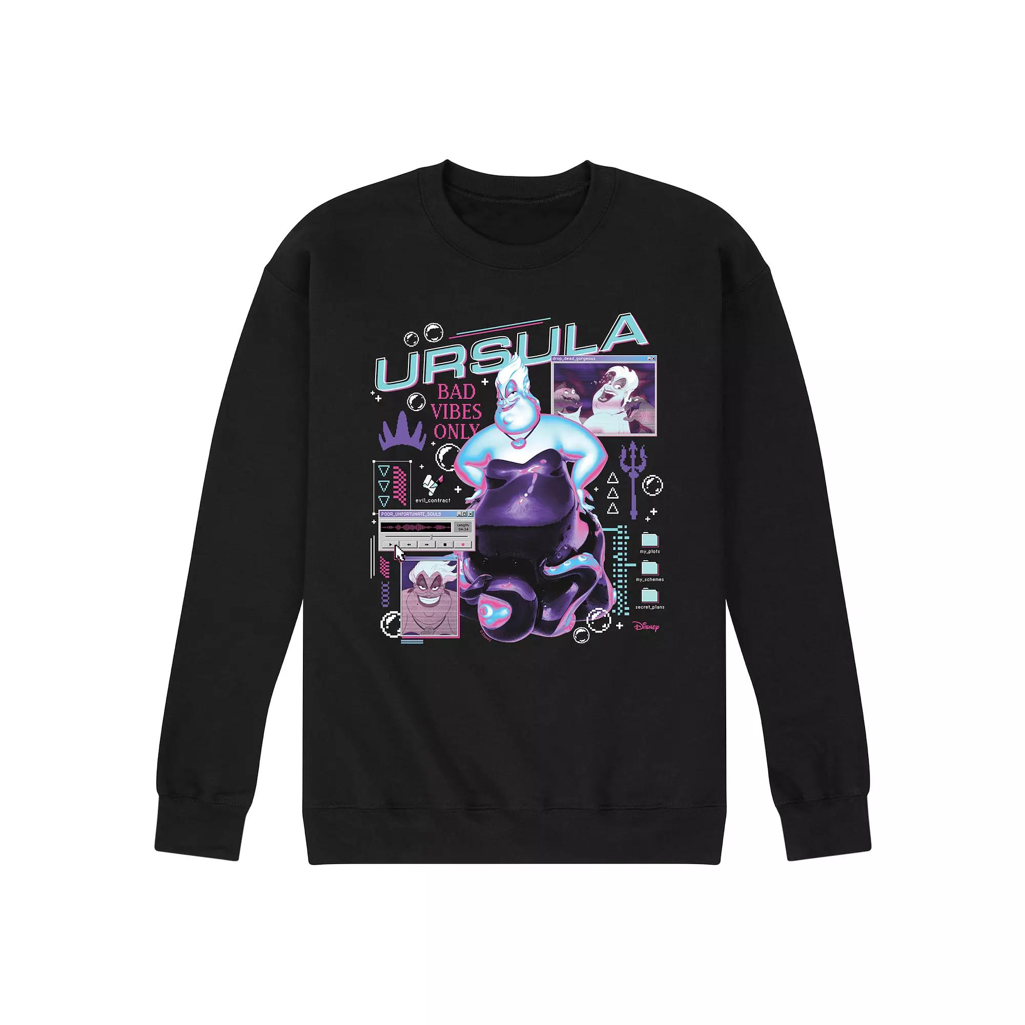 Disney Villains The Little Mermaid Ursula Men's Computer Fleece Sweatshirt,  Product Image