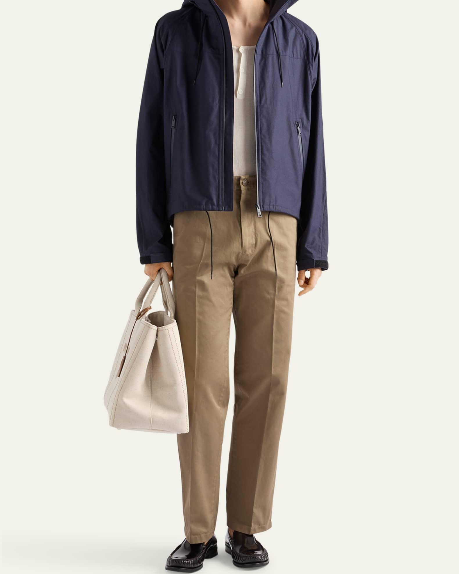 Men's Light Cotton Chino Pants Product Image