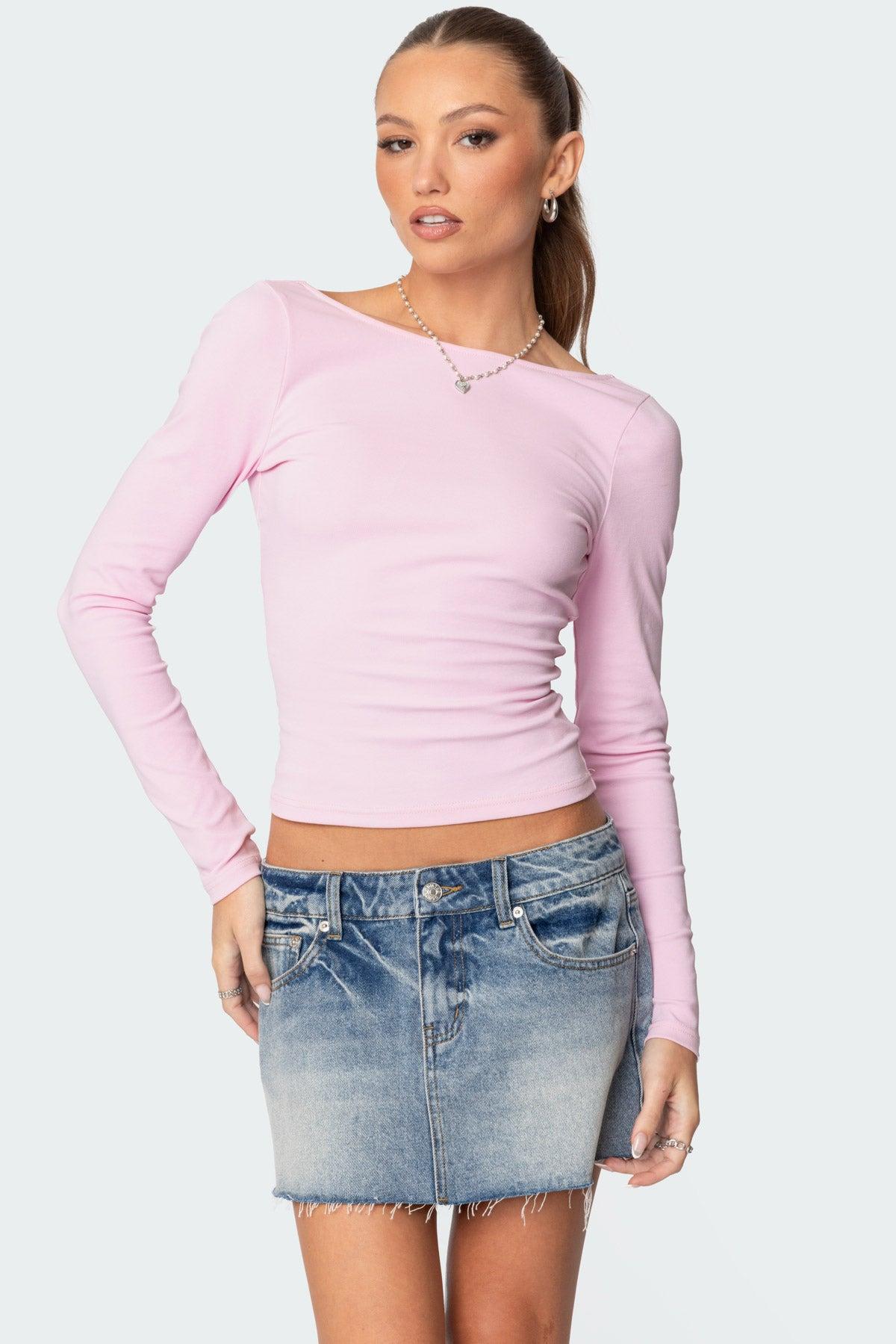 Nila Backless Boat Neck Top Product Image
