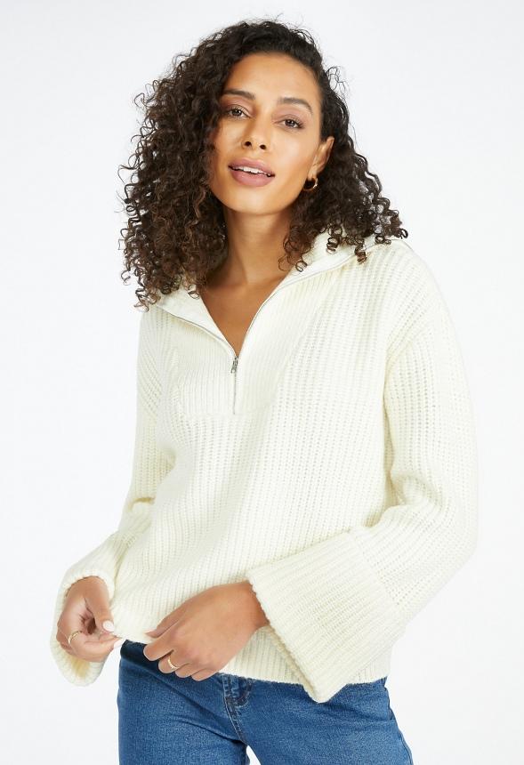 JustFab Margaux Platform Loafer Pump Womens Black/ White Size 8.5 Product Image