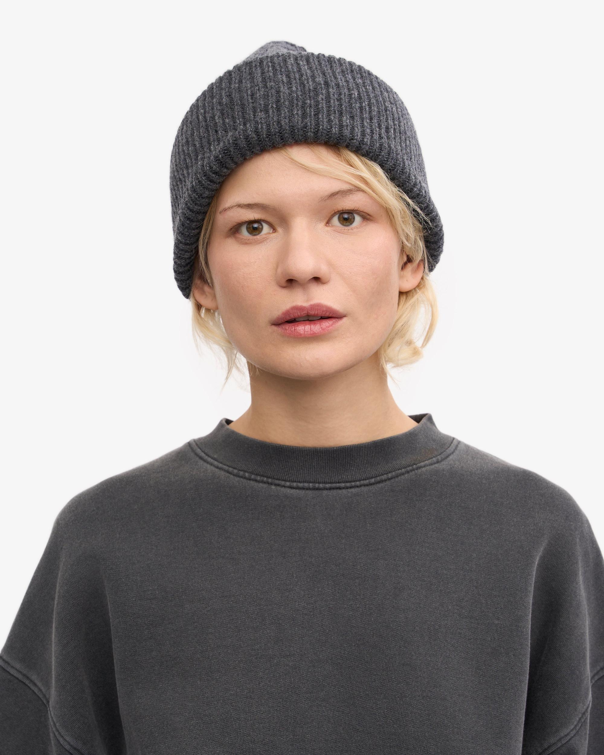 Merino Wool Hat - Lava Grey Product Image