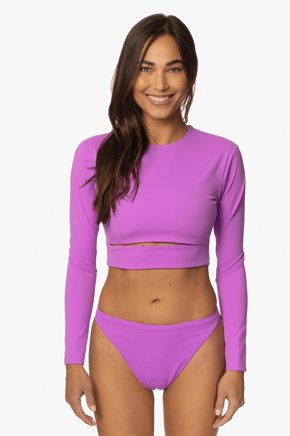 Taranaki Long Sleeved Crop Cut-Out Rashguard - Dreamer Female Product Image
