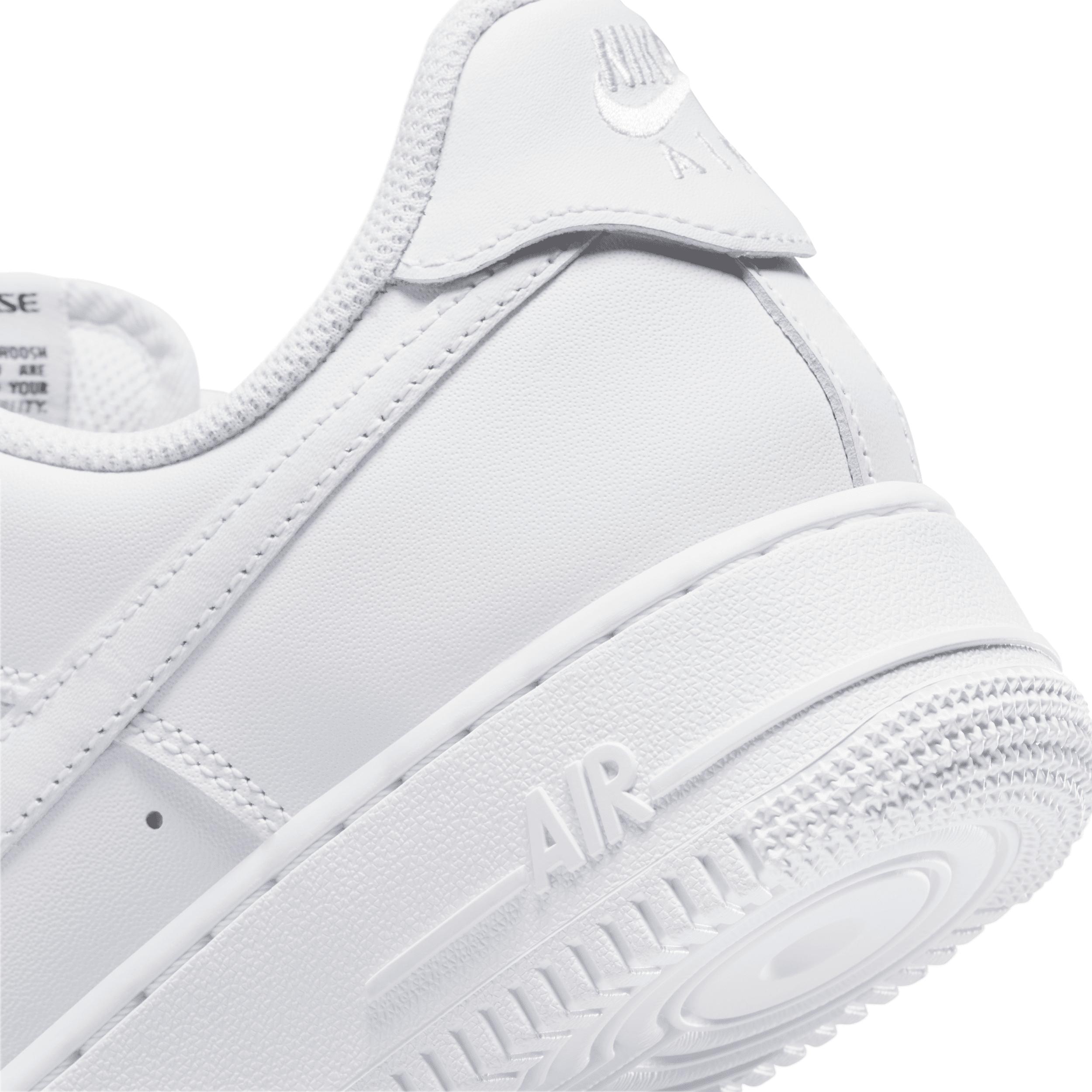 Nike Womens Nike Air Force 1 07 Flyease - Womens Shoes White/White/White Product Image