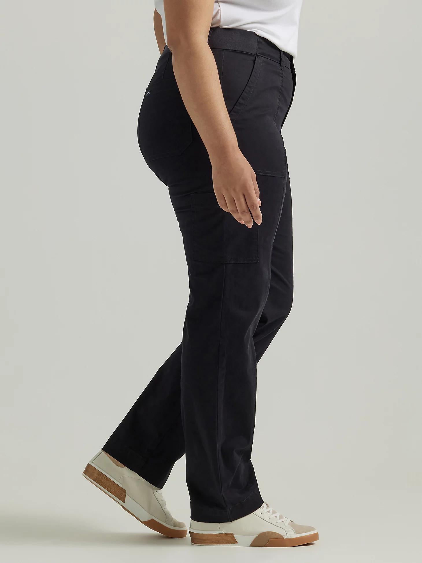 Women's Ultra Lux Comfort with Flex-to-Go Loose Utility Pant (Plus) | Women's Pants | Lee® Product Image
