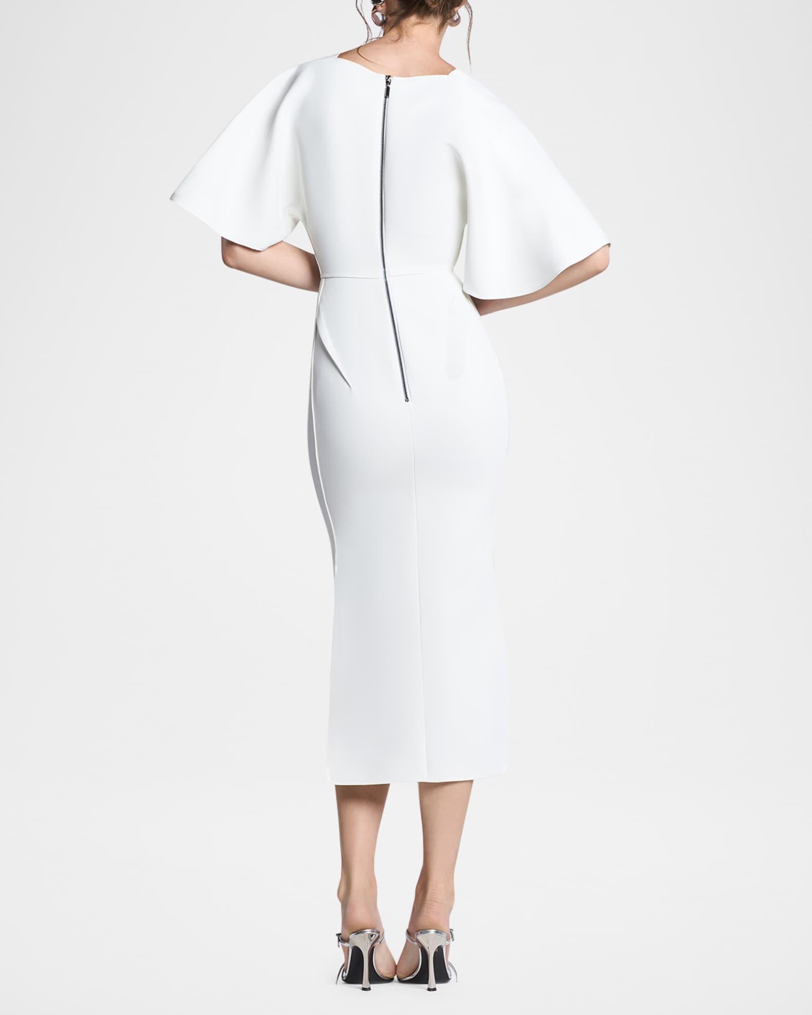 Benefit Flutter-Sleeve Midi Dress Product Image