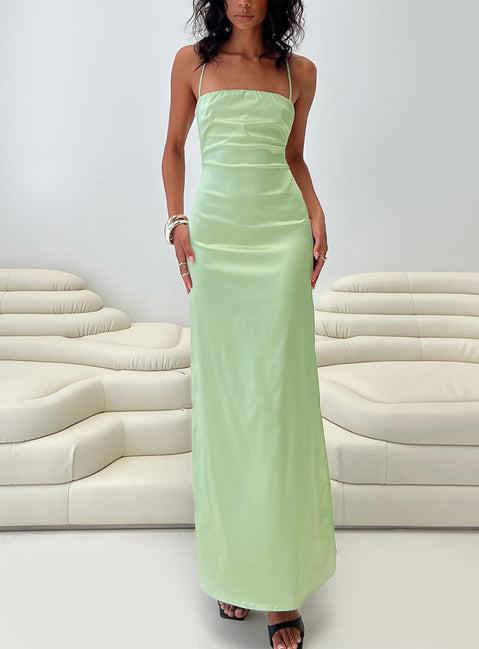 Roselyn Maxi Dress Sage Product Image