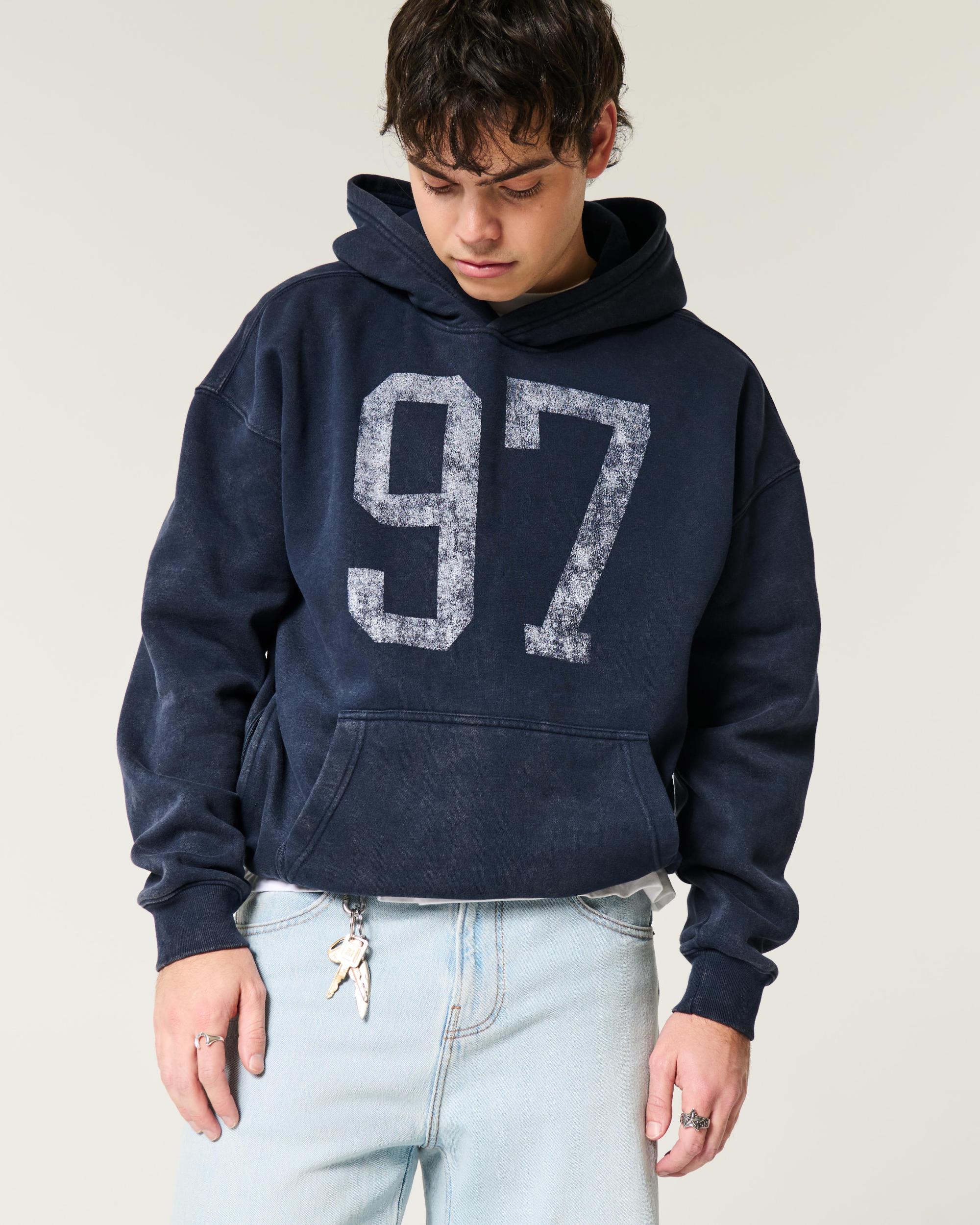Boxy Washed Hoodie Product Image