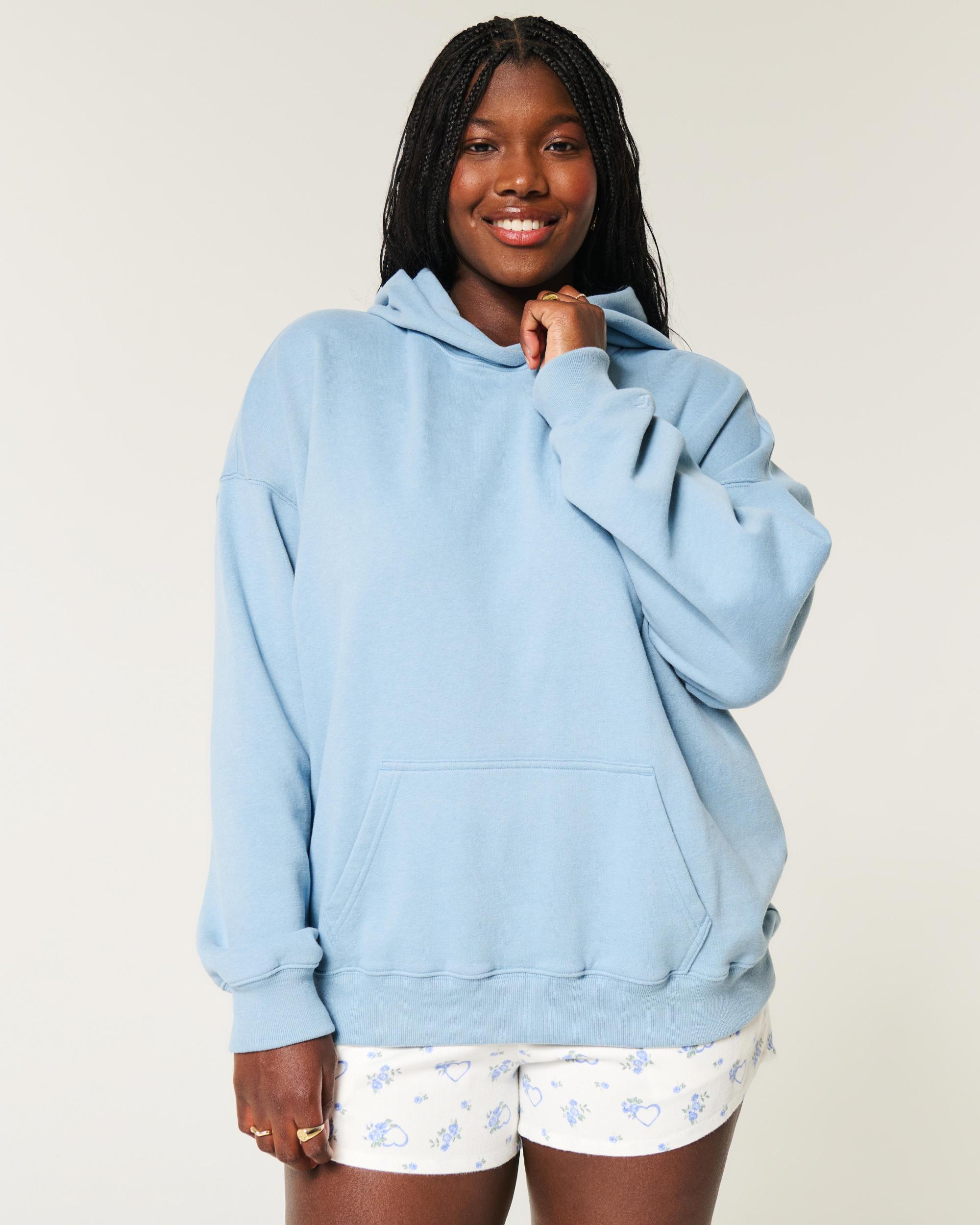 Hollister Feel Good Fleece Oversized Hoodie Product Image