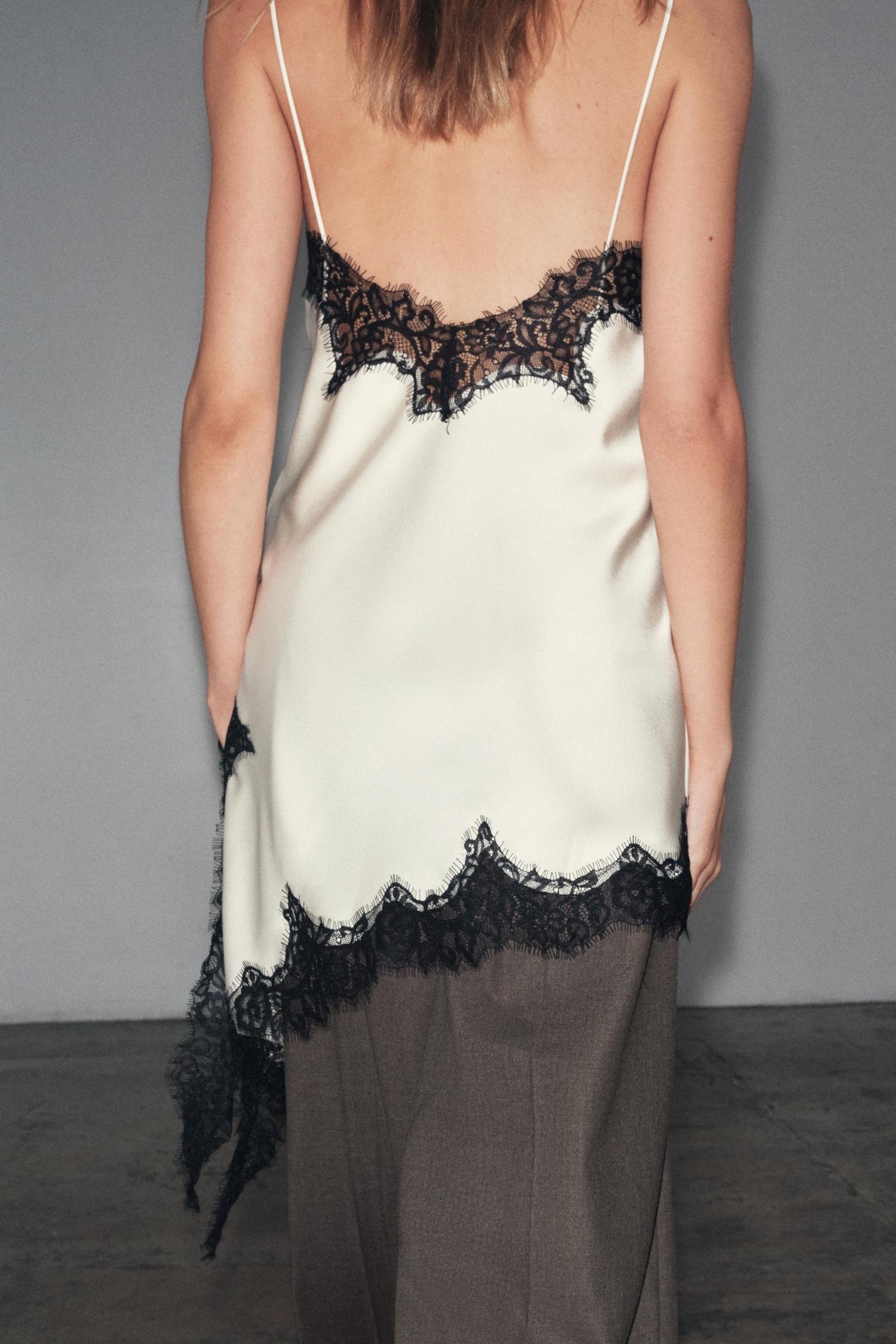 ZW COLLECTION ASYMMETRIC LACE DRESS Product Image