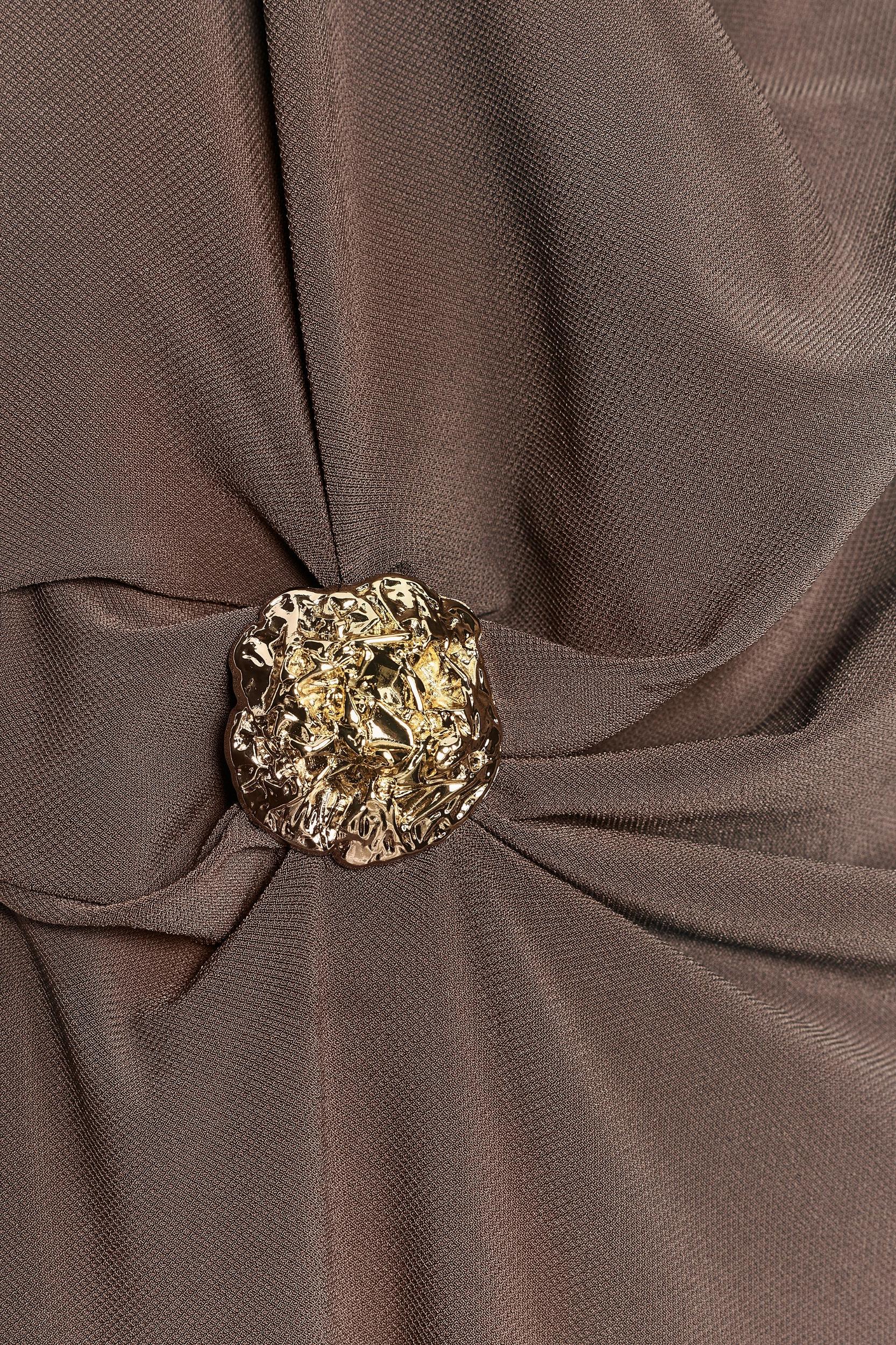 DRAPED DRESS WITH HARDWARE Product Image