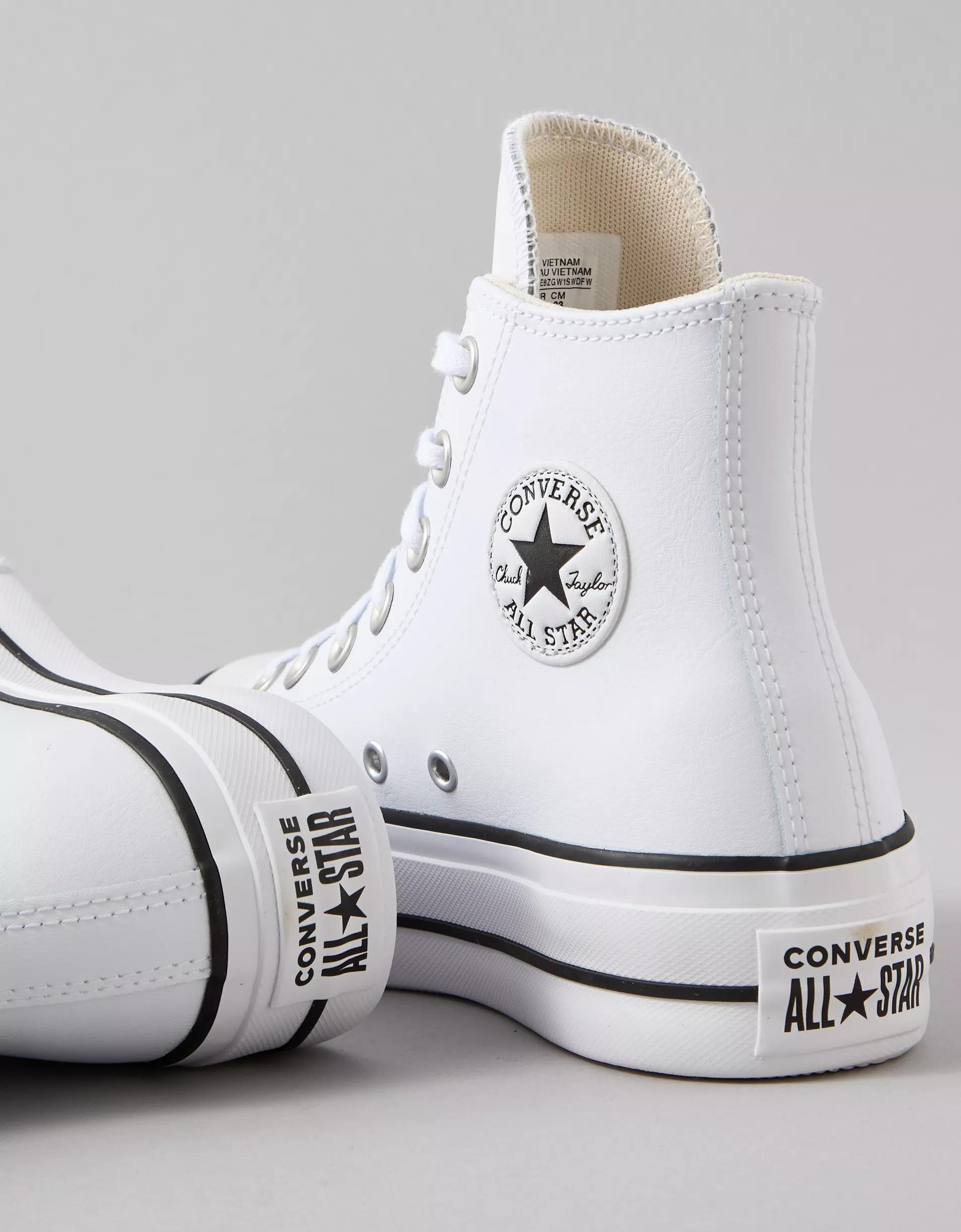 Converse Chuck Taylor Leather All Star Platform Lift High-Top Sneaker Product Image