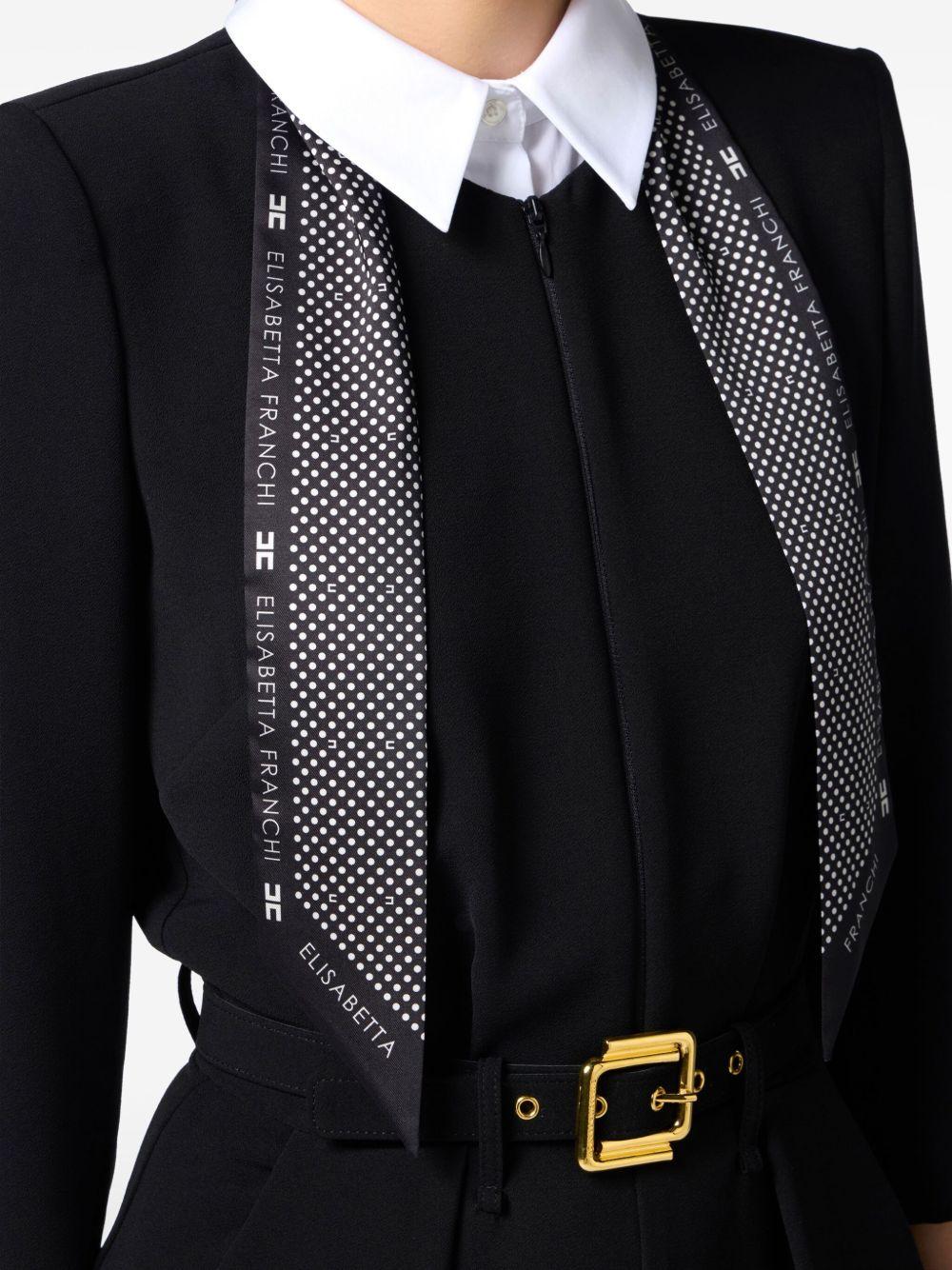 scarf-detail jumpsuit  Product Image