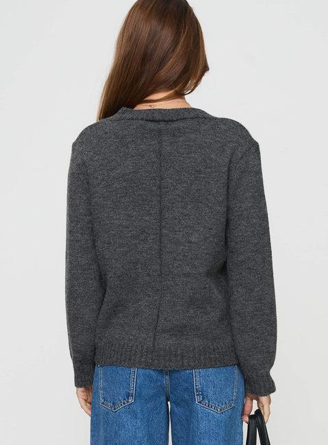 Larkins Cardigan Grey Product Image