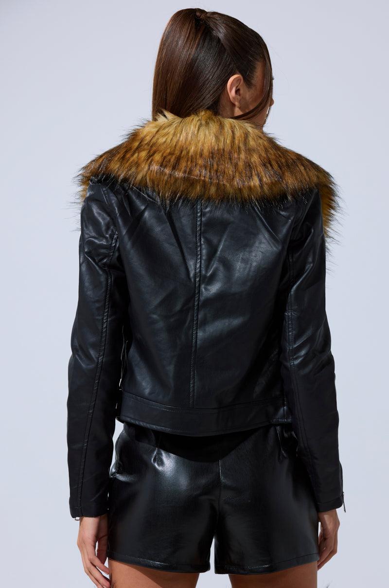 AUSSY FUR COLLAR MOTO Product Image