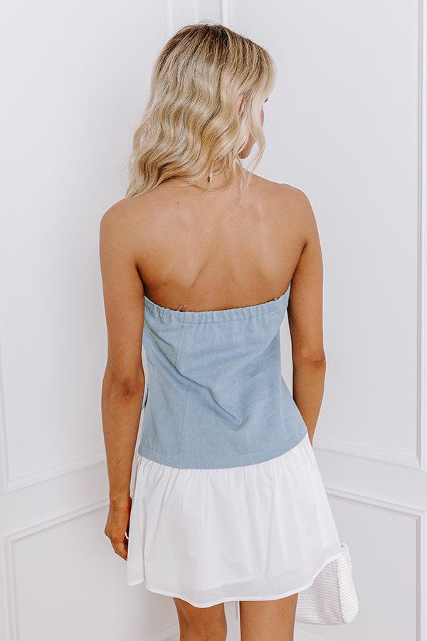 NYC Fashion Week Chambray Mini Dress Product Image