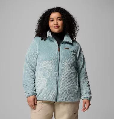 Columbia Womens Fire Side II Sherpa Full Zip Fleece - Plus Size- Product Image