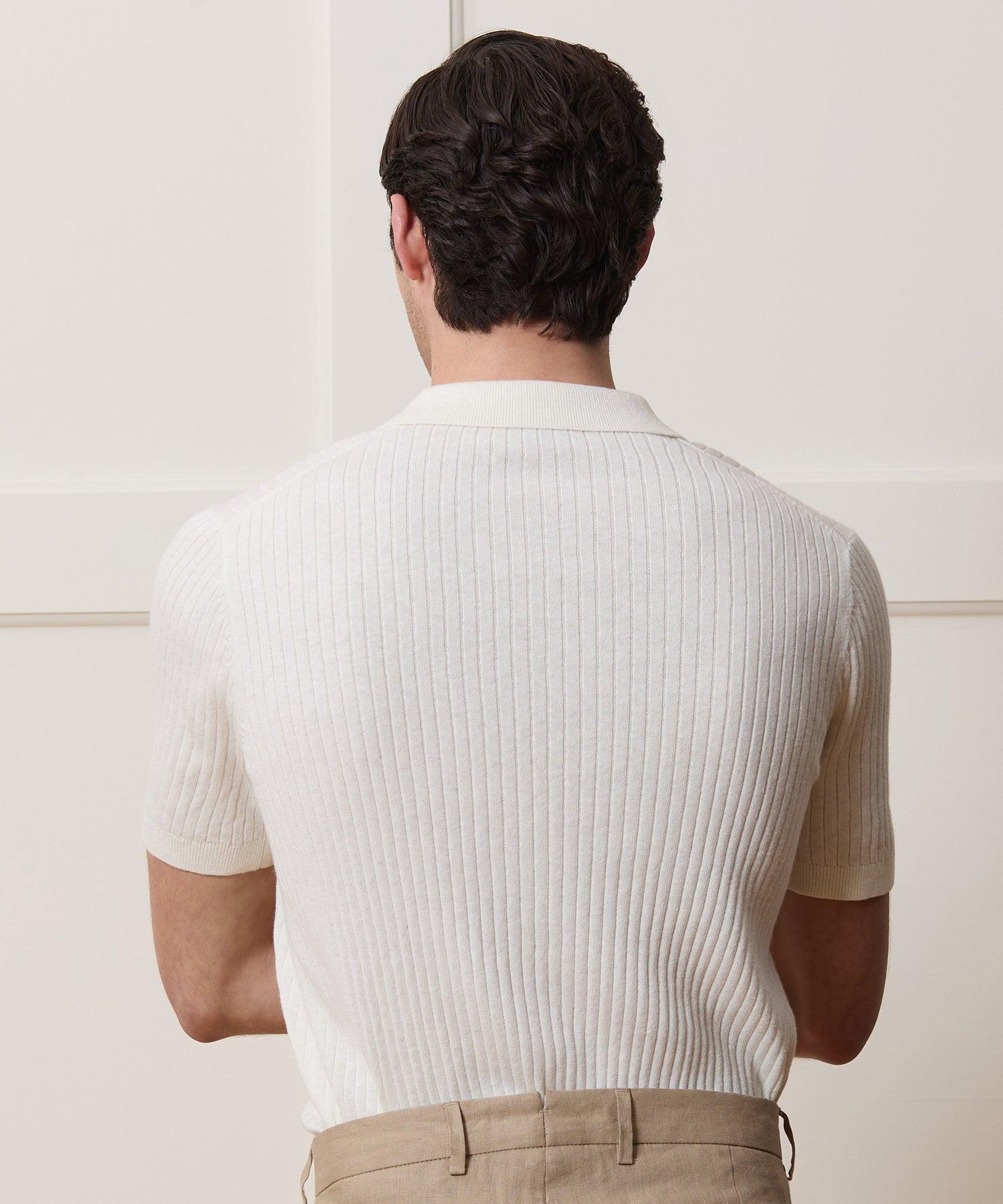 Cotton-Cashmere Sweater Polo Product Image