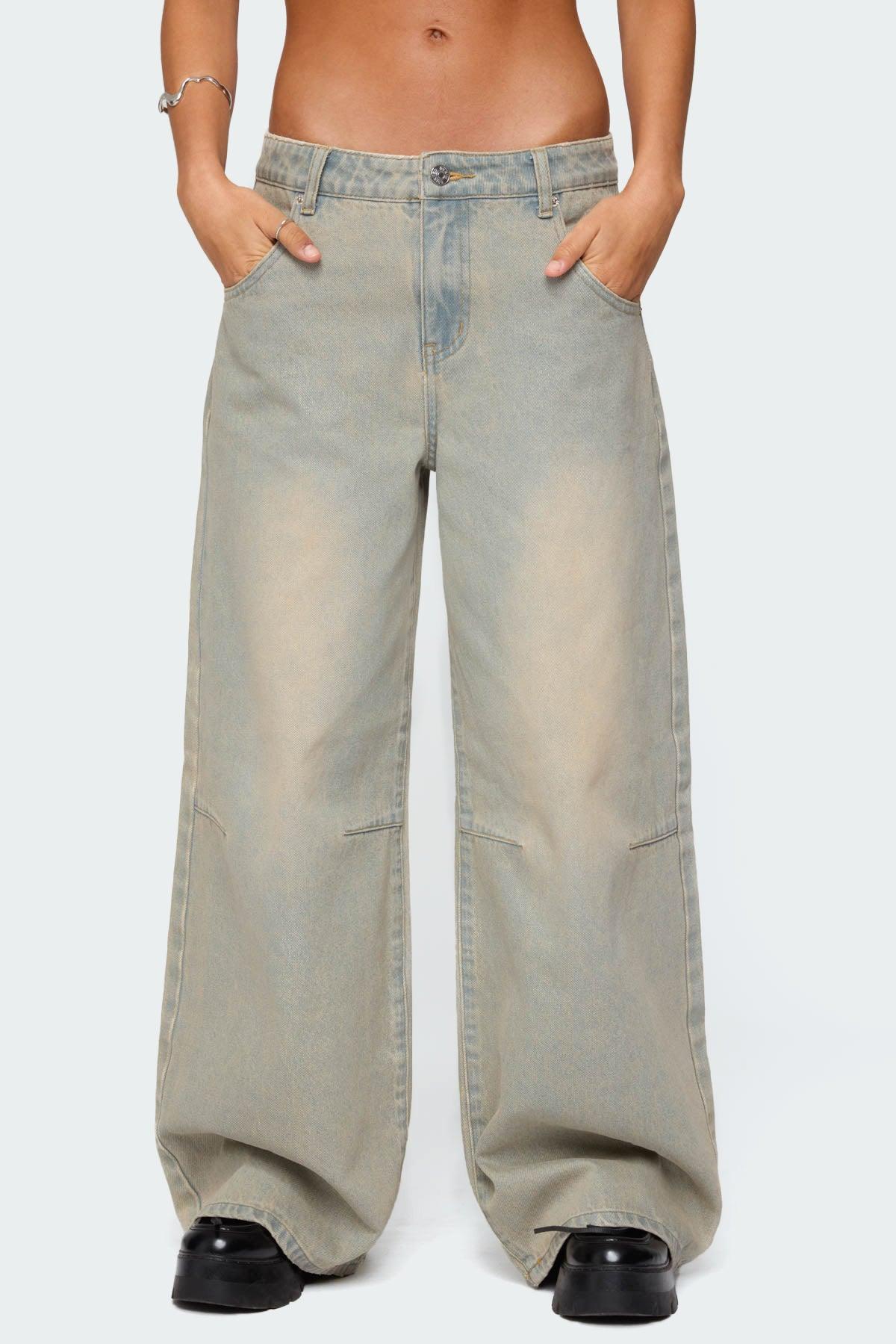 Santi Low Rise Baggy Jeans Product Image