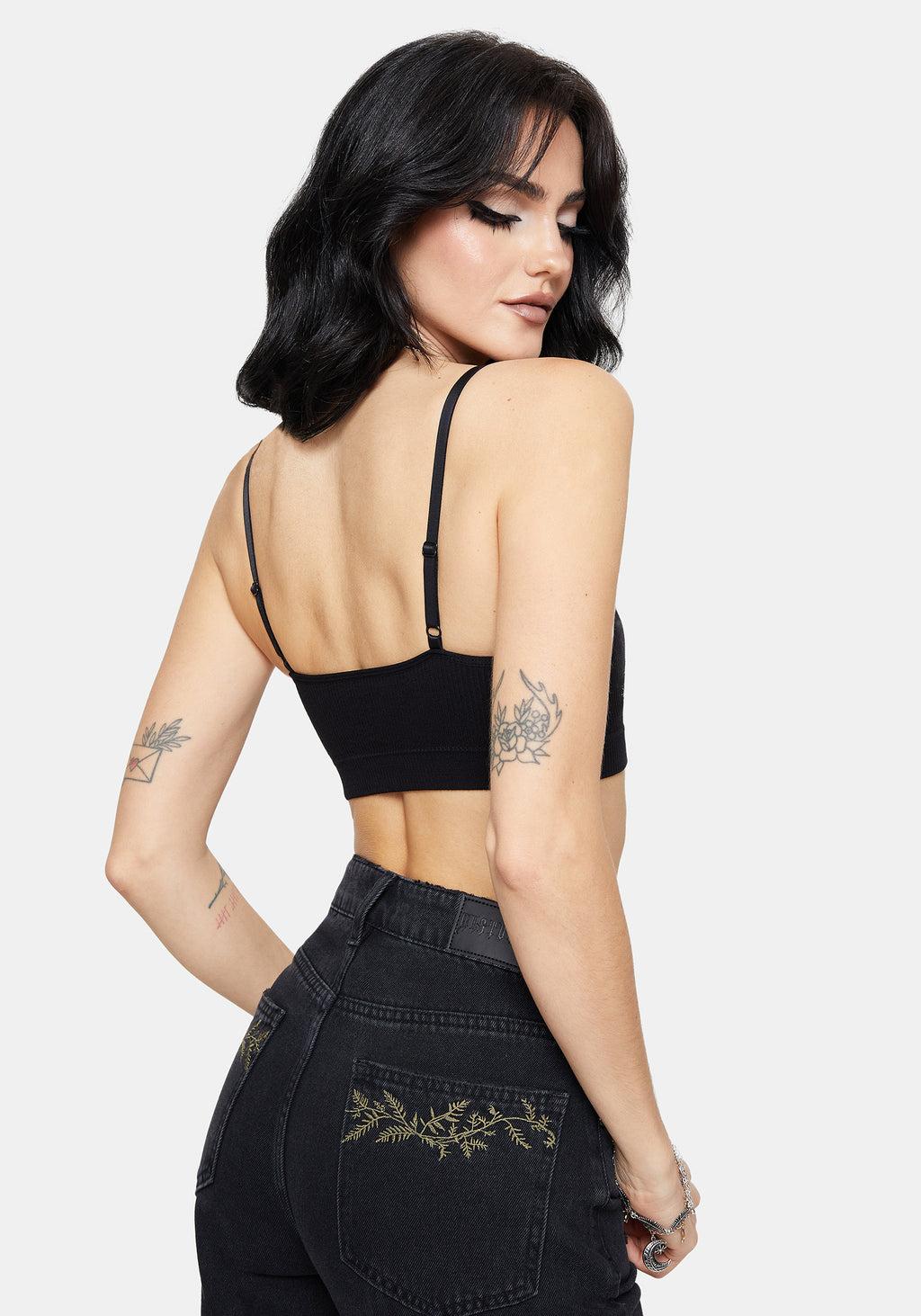 Griffinfly Embroidered Seamless Bralet Set Product Image