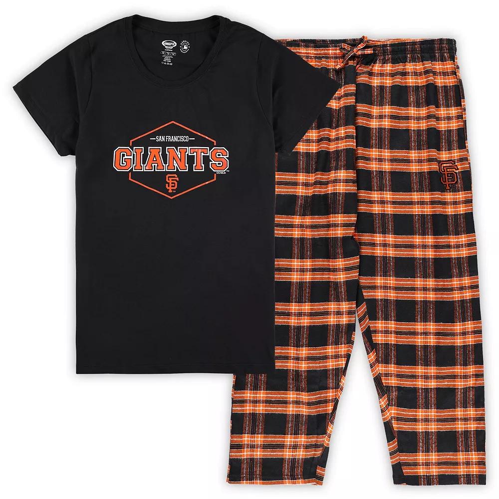 Women's Concepts Sport Black/Orange San Francisco Giants Plus  Product Image
