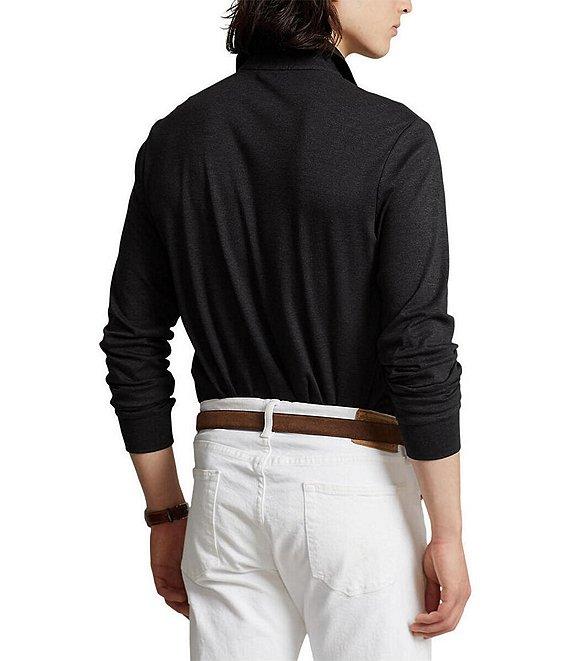 Polo Ralph Lauren Classic Fit Soft Cotton Long Sleeve Polo Shirt Product Image