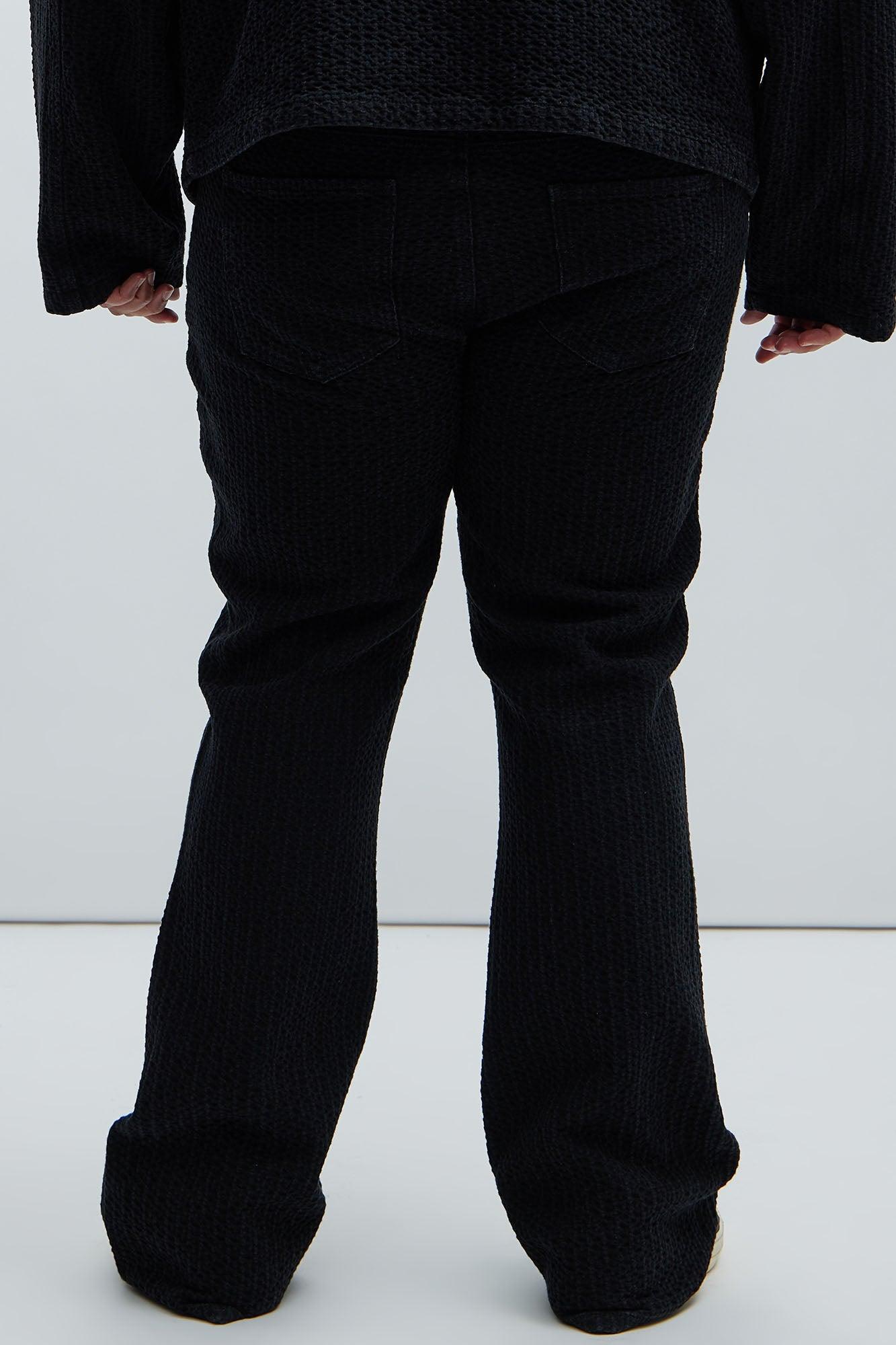 Warsaw Stacked Slim Flare Jeans - Black Product Image