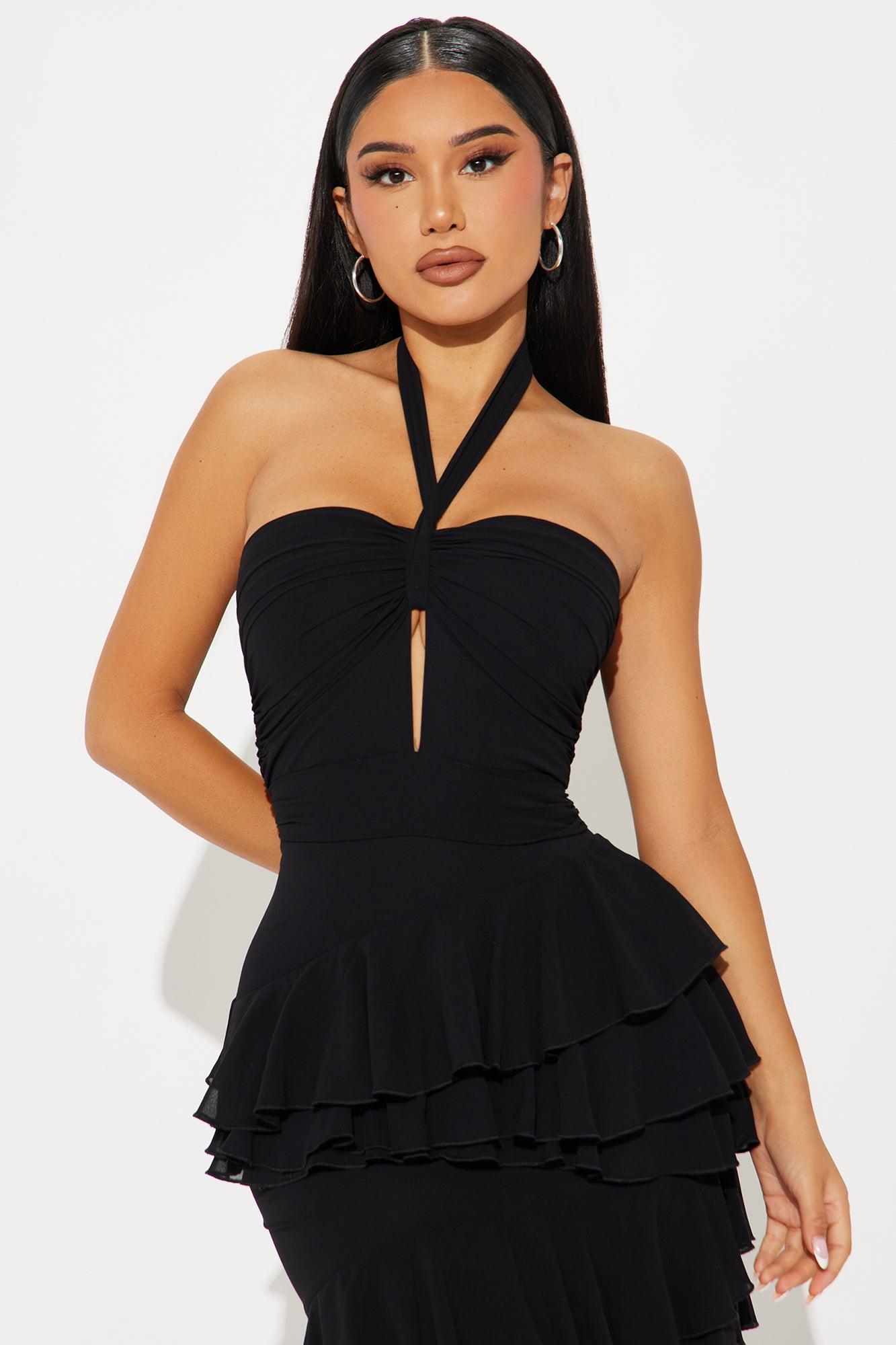 Carrina Maxi Dress - Black Product Image