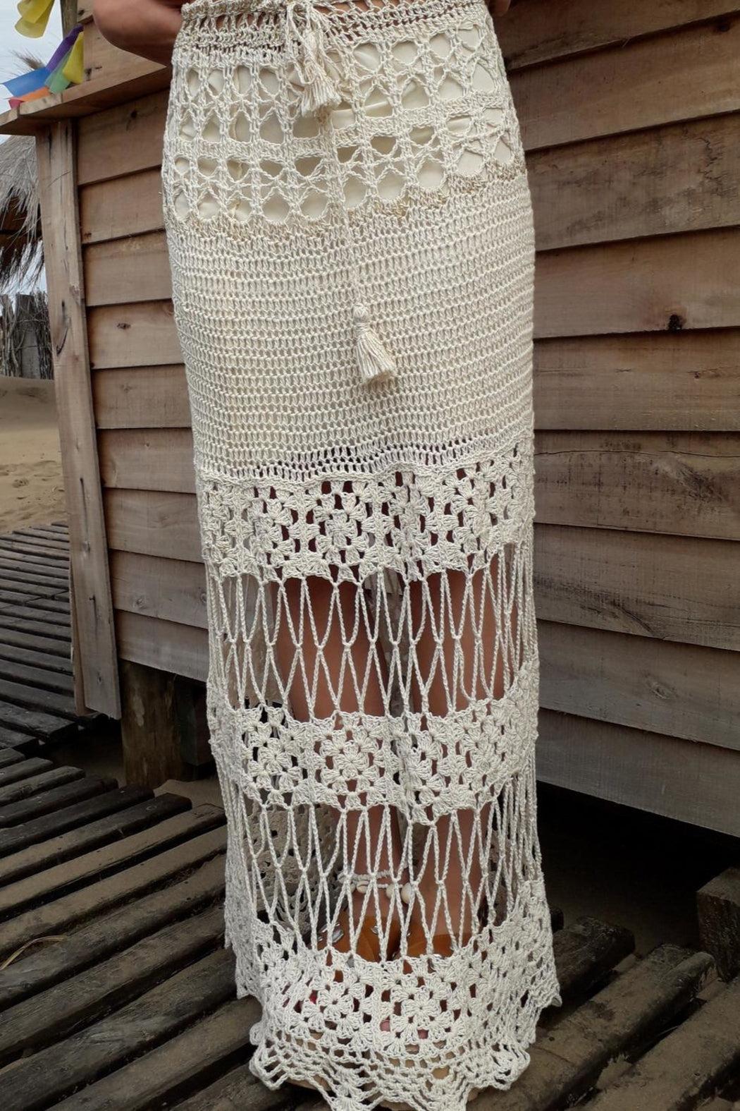 Maxi Crochet Skirt Product Image