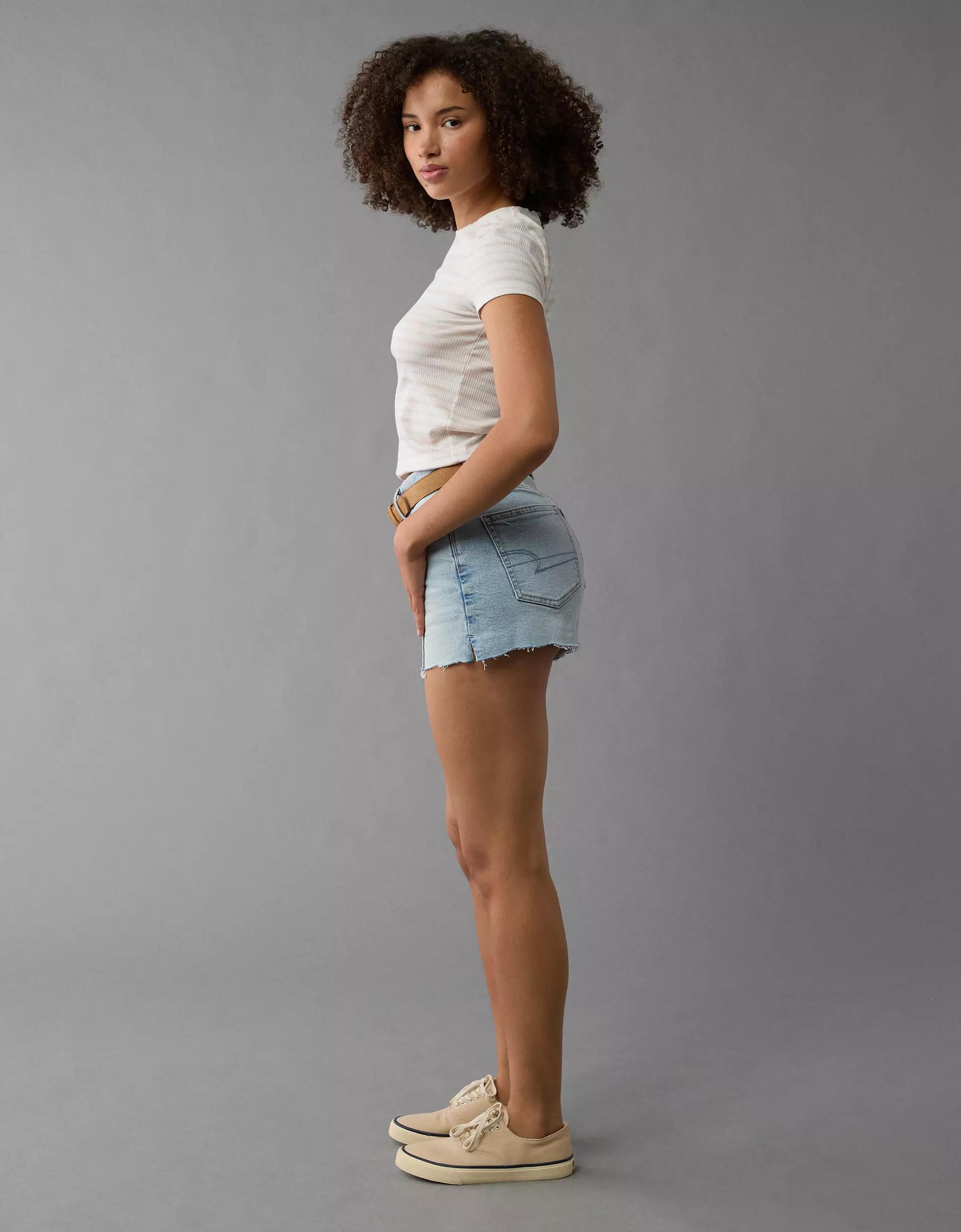 AE Strigid Curvy Super High-Waisted Relaxed Short Product Image