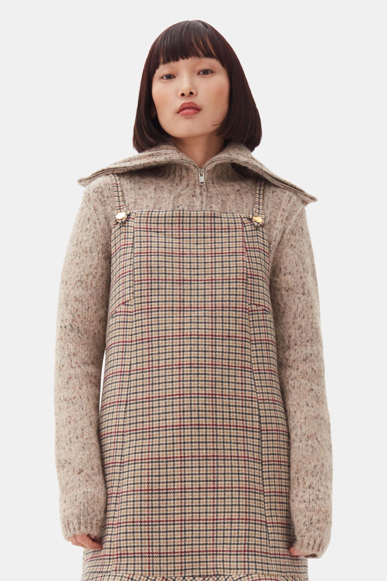 Check Mini Dress Product Image