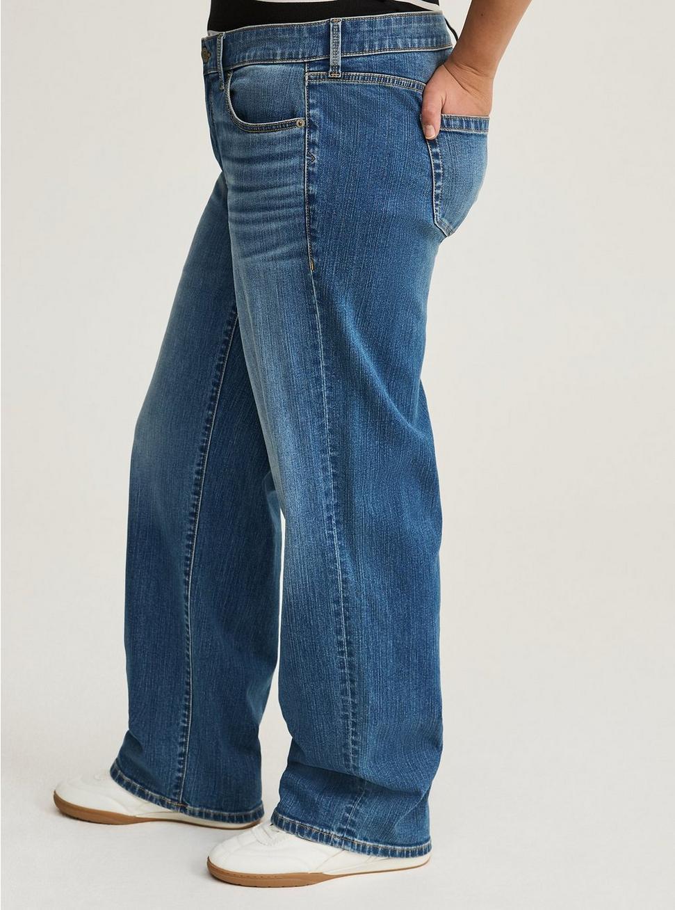 Perfect Wide-Leg Mid-Rise Jean Product Image