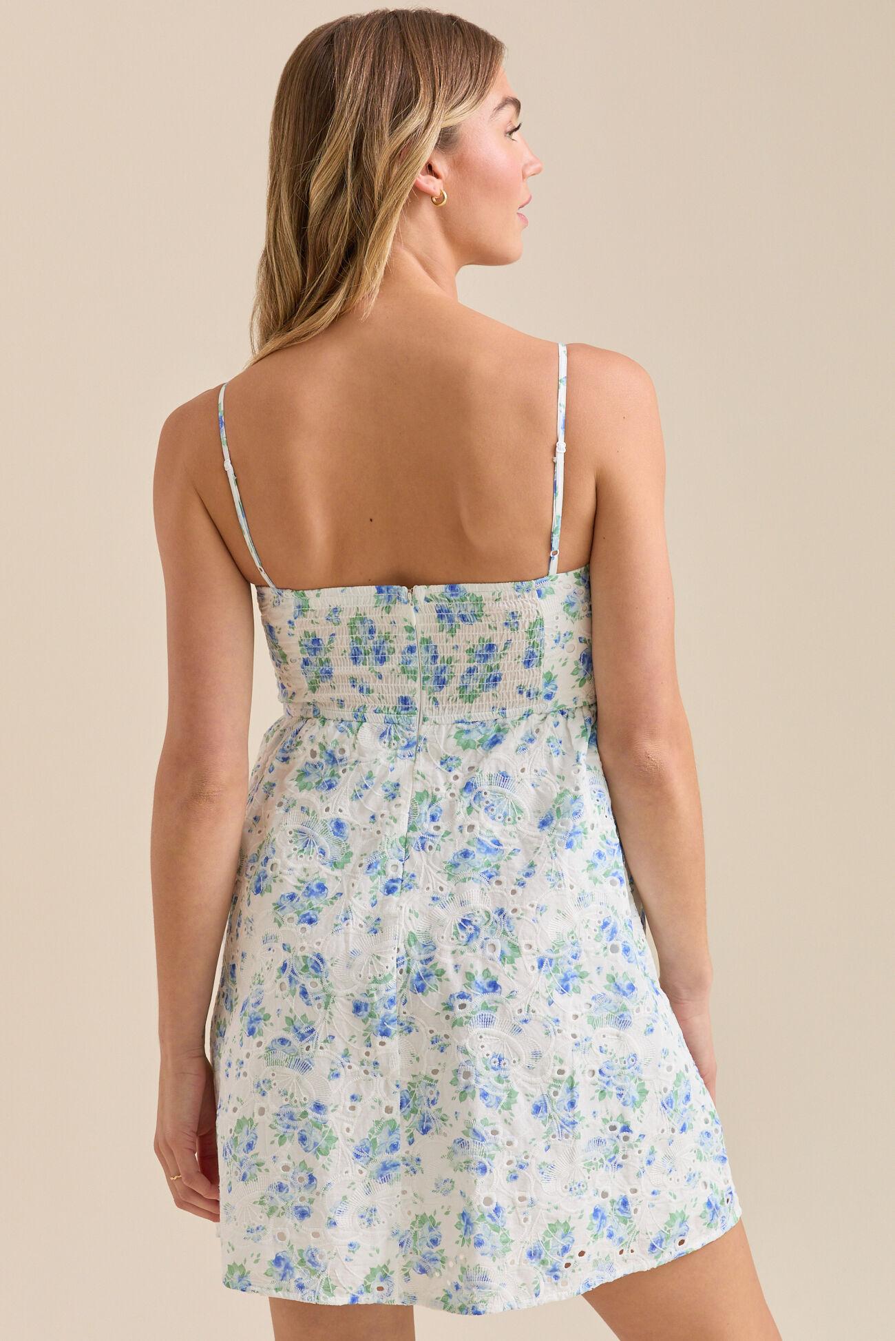 Lily Floral Mini Dress Product Image