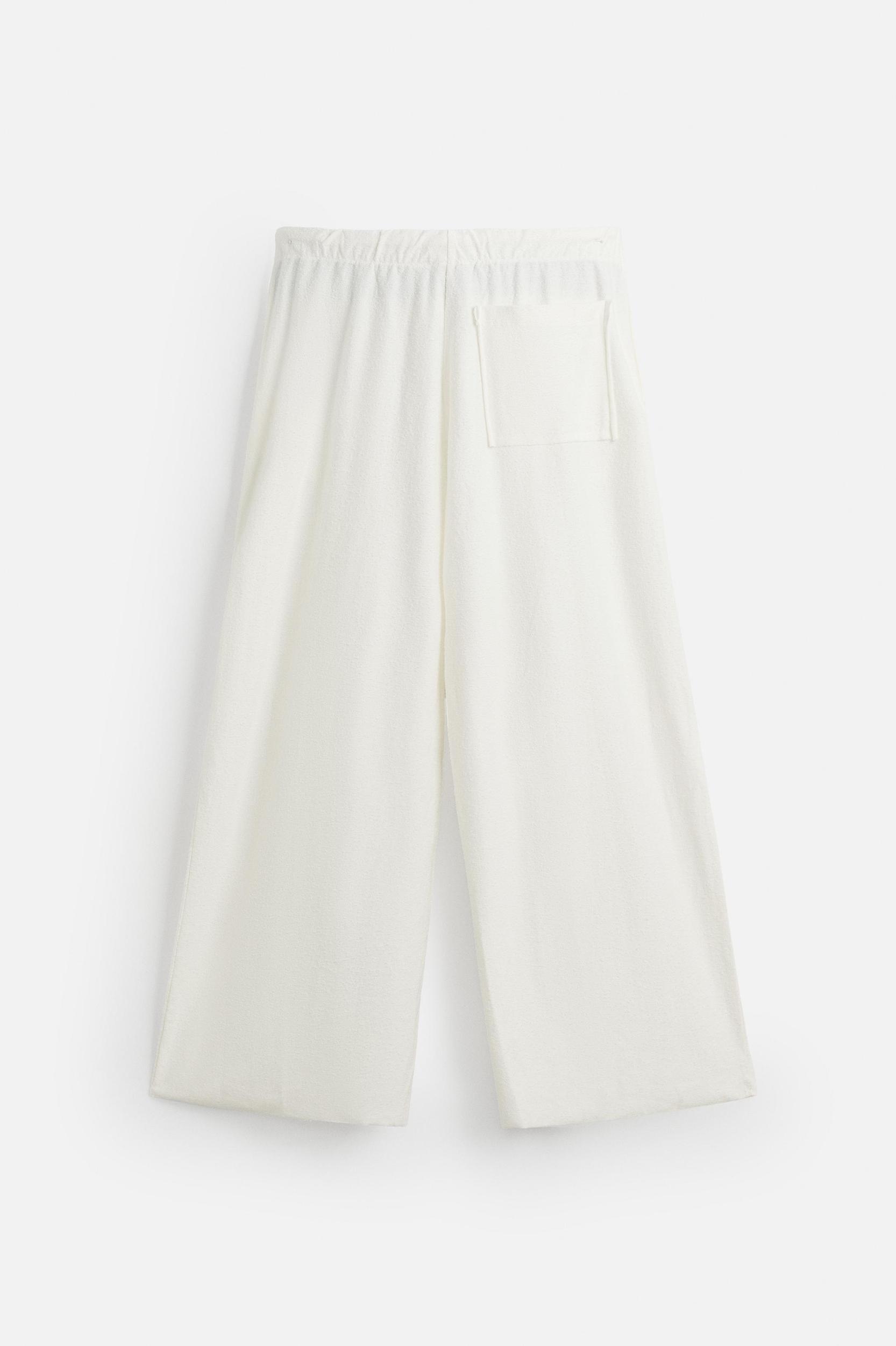 TEXTURED RELAXED FIT PANTS Product Image