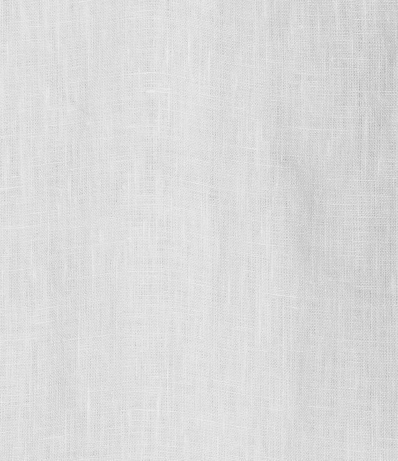 L.L.Bean Linen Split Round Neck Long Sleeve Blouse Product Image