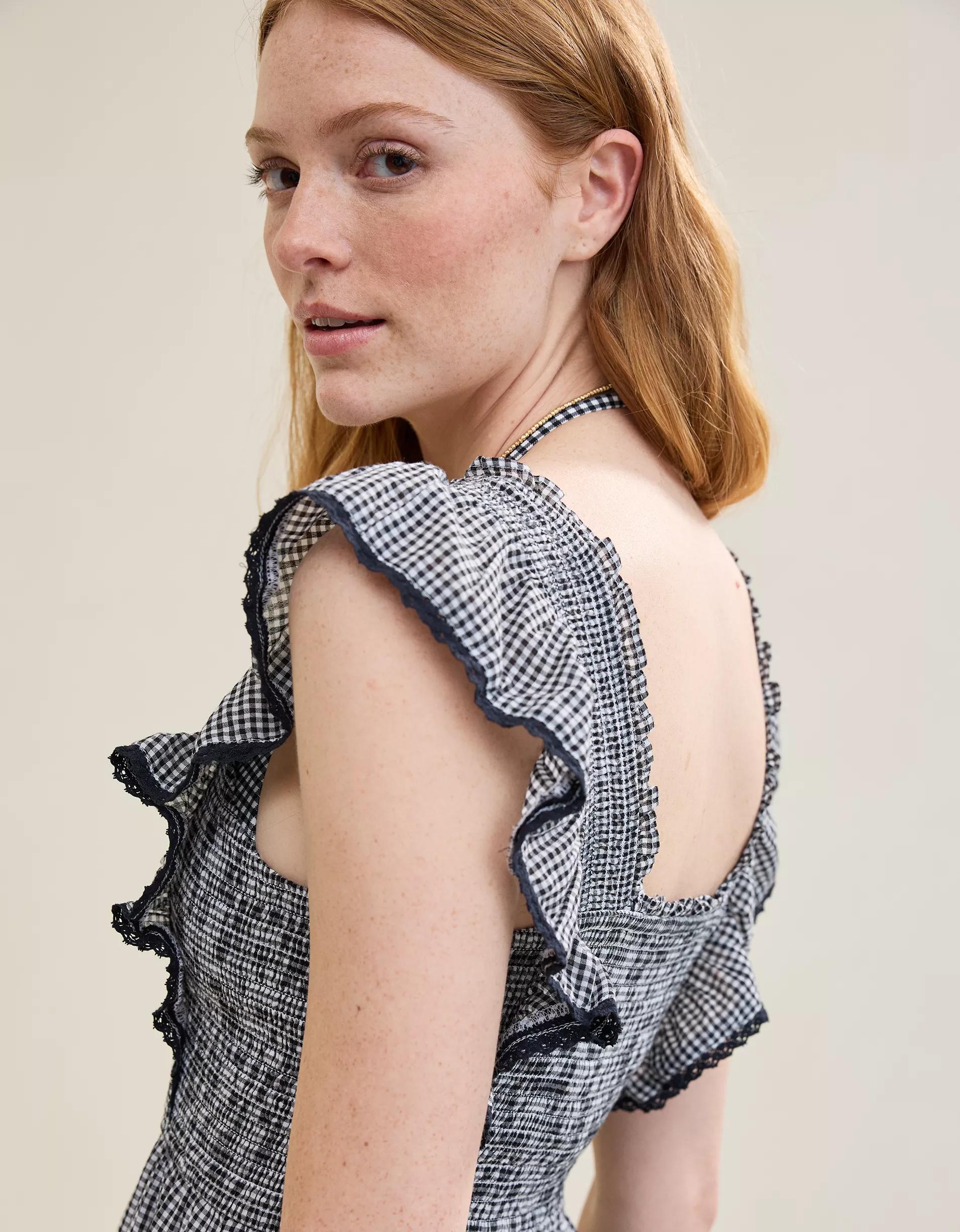 Aerie Ruffle Maxi Dress Product Image