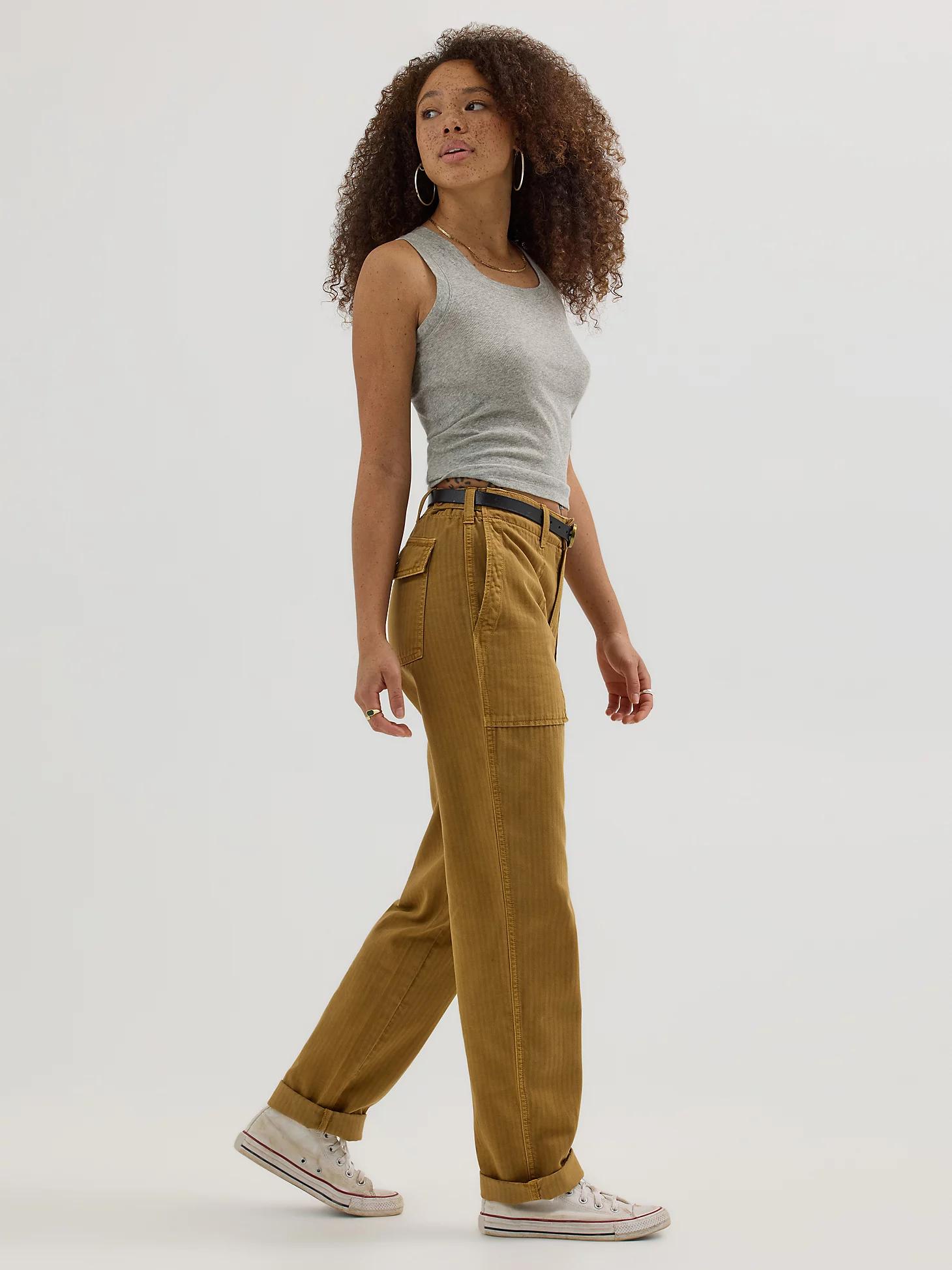 Women's High Rise Slouch Utility Pant | Women's Pants | Lee® Product Image