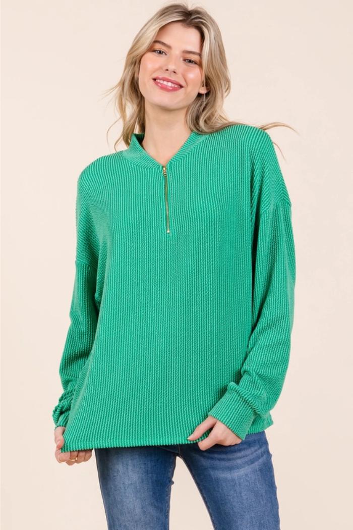 Comfy Rib Sweatshirt Product Image