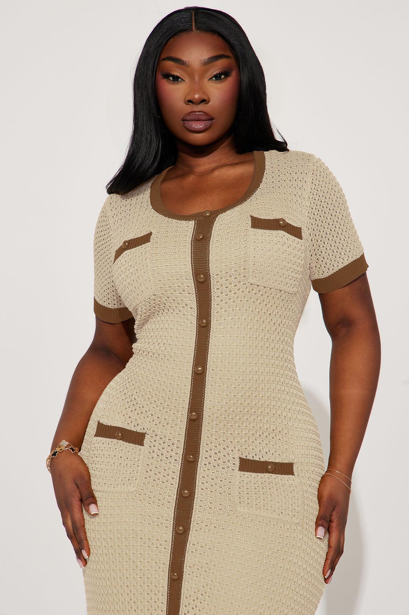 Elena Crochet Maxi Dress - Cream Product Image