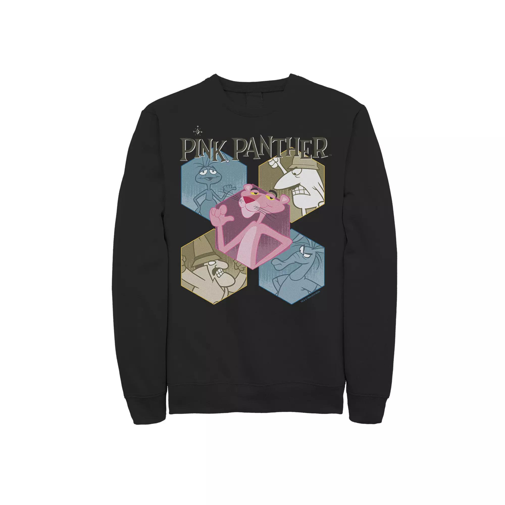 Men's The Pink Panther Hexagonal Portraits Sweatshirt,  Product Image