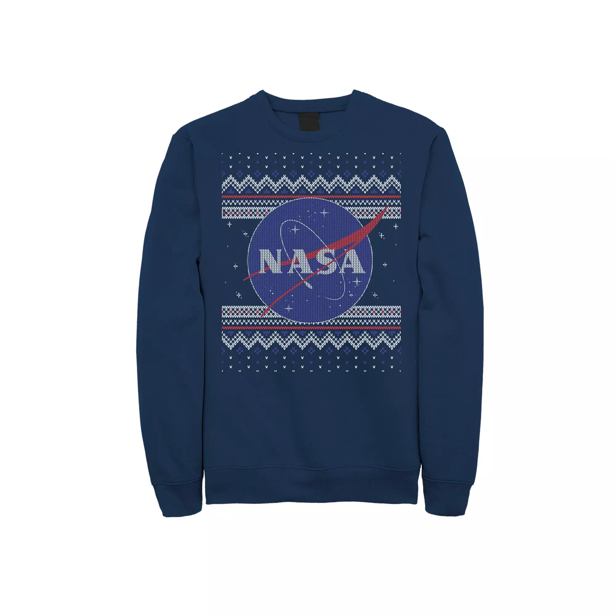 Men's NASA Logo Christmas Sweatshirt,  Product Image