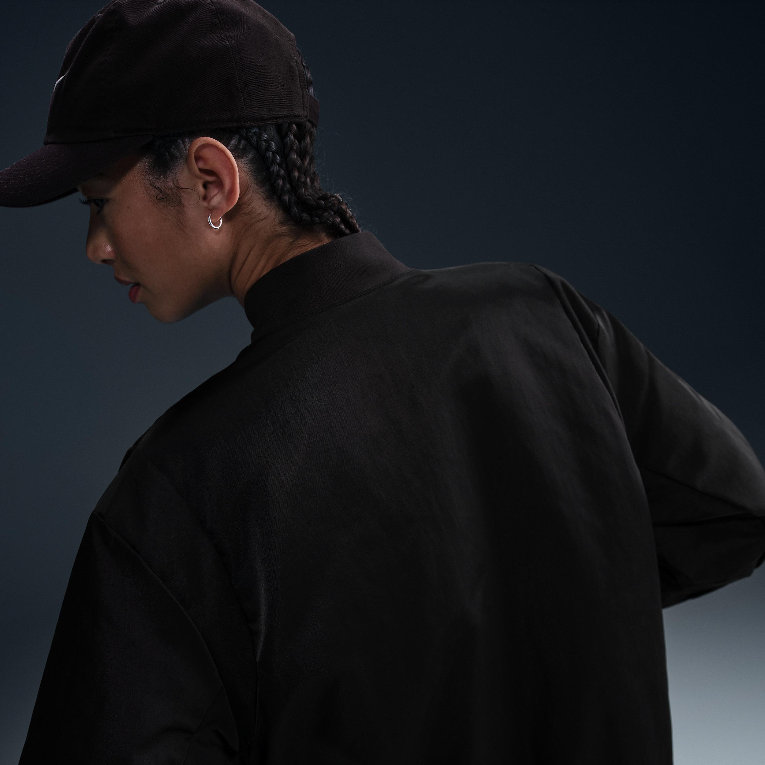 Womens Nike Sportswear Destroyer Oversized Woven Jacket | HJ0971-010 Product Image