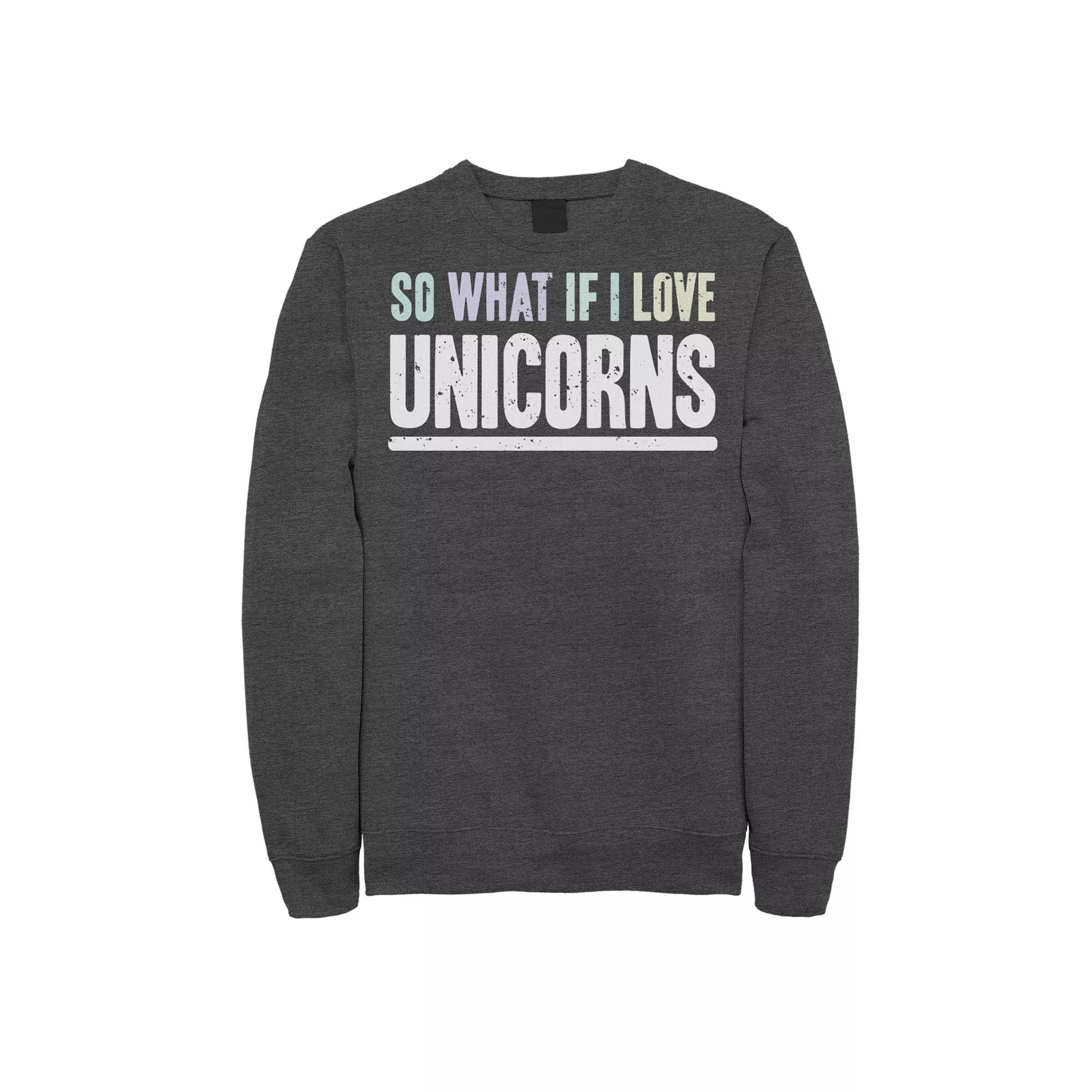 Men's So What Unicorn Fleece,  Product Image