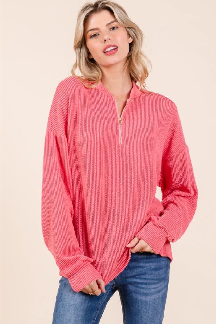 Comfy Rib Sweatshirt Product Image