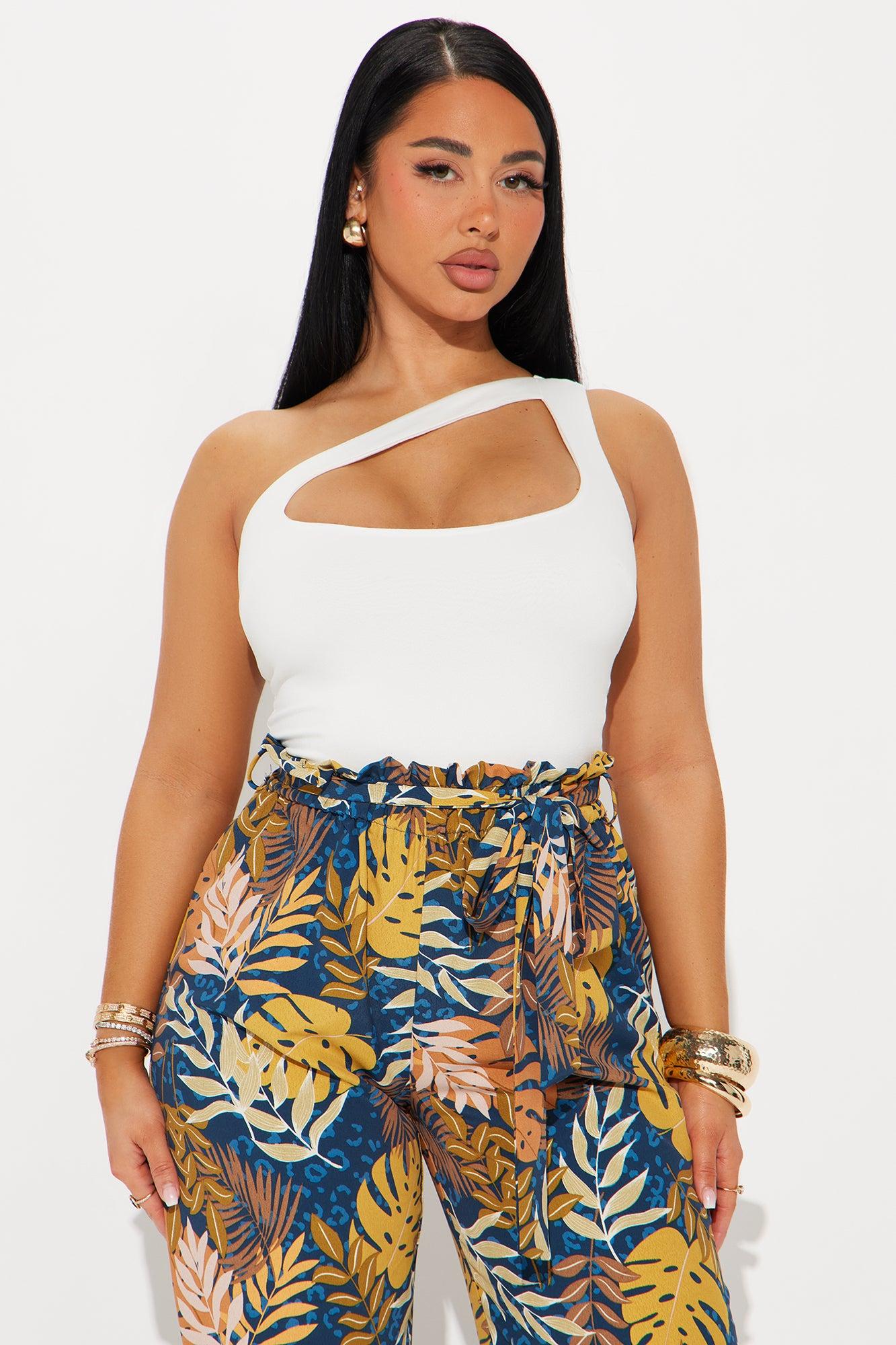 In The Tropics Jumpsuit - Navy/combo Product Image