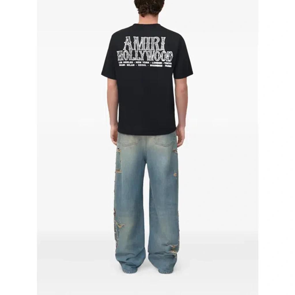 AMIRI Mens Black Hollywood City Relaxed-fit Cotton-jersey T-shirt Xl Product Image