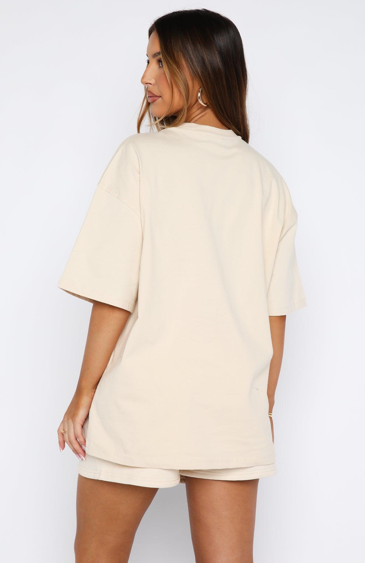 Offstage Oversized Tee Pebble Product Image