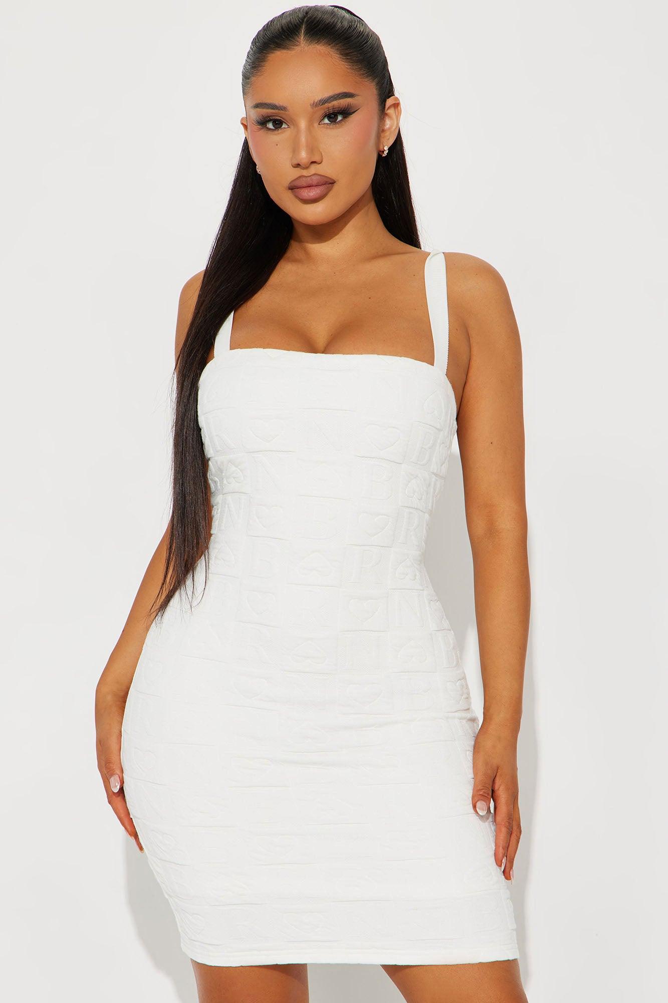 Brenna Sweater Mini Dress Set - Ivory Product Image