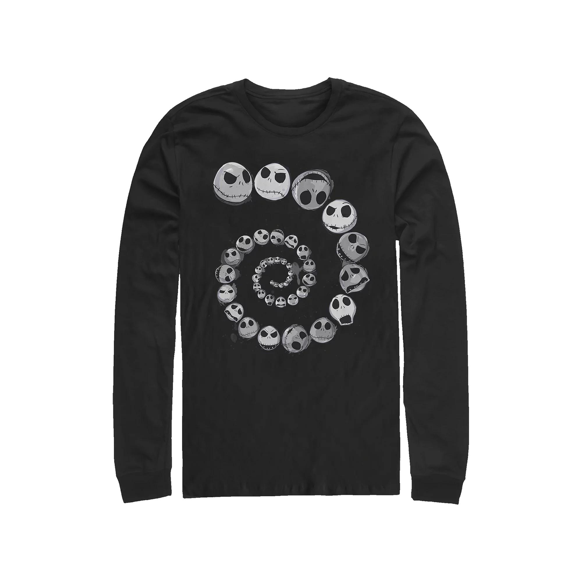 Disney's The Nightmare Before Christmas Jack Emotions Spiral Men's Graphic Tee,  Product Image