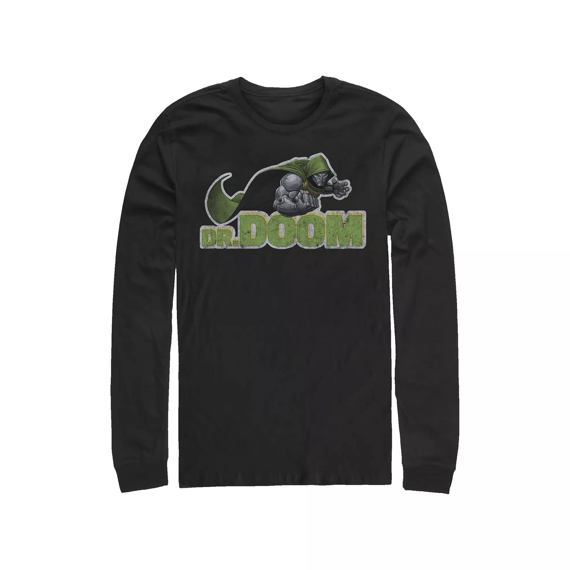 Men's Marvel Fantastic Four Doctor Doom Long Sleeve Graphic Tee,  Product Image