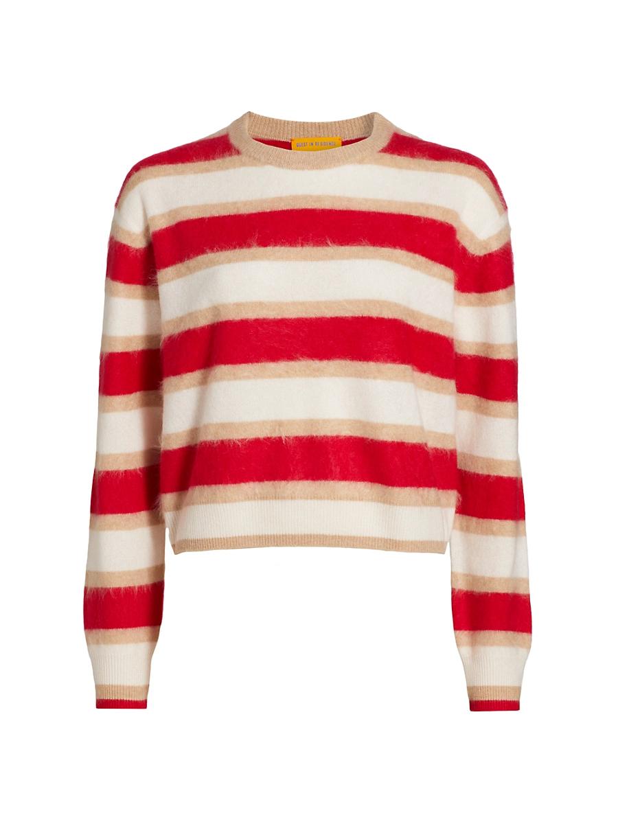 Womens Grizzly Striped Cashmere Sweater Product Image